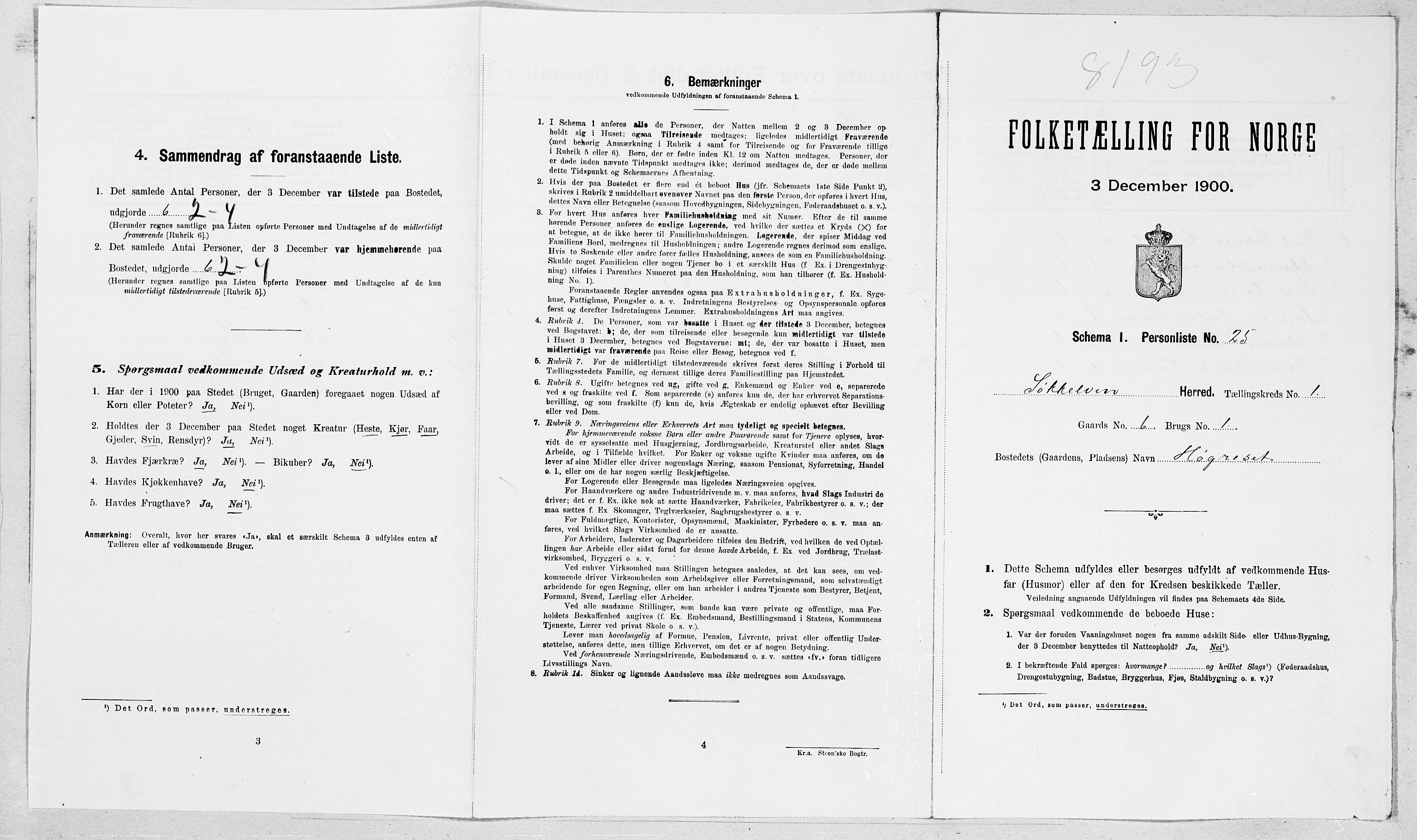 SAT, Folketelling 1900 for 1528 Sykkylven herred, 1900, s. 106