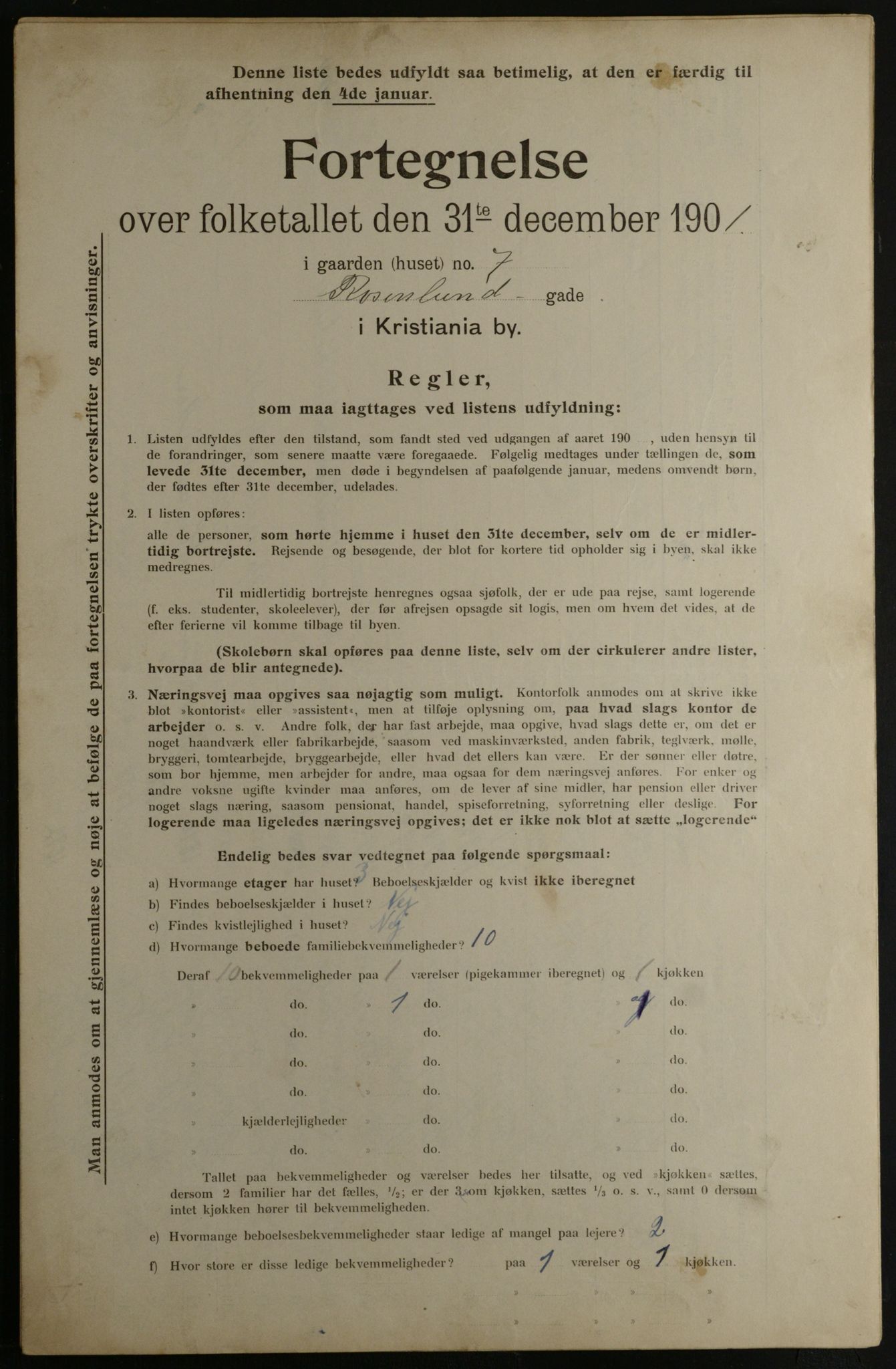 OBA, Kommunal folketelling 31.12.1901 for Kristiania kjøpstad, 1901, s. 12896
