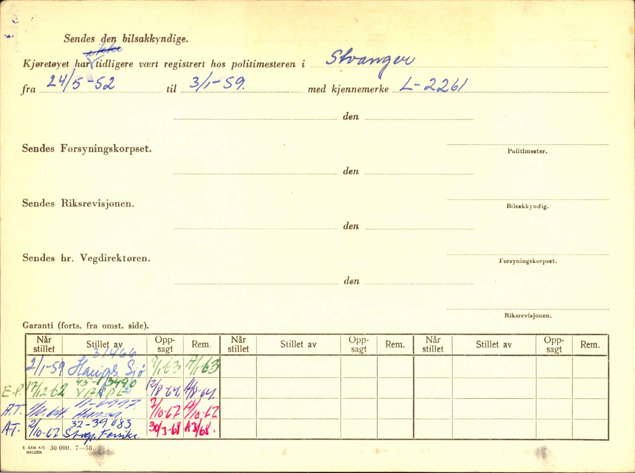 Stavanger trafikkstasjon, SAST/A-101942/0/F/L0050: L-50600 - L-51299, 1930-1971, s. 1582