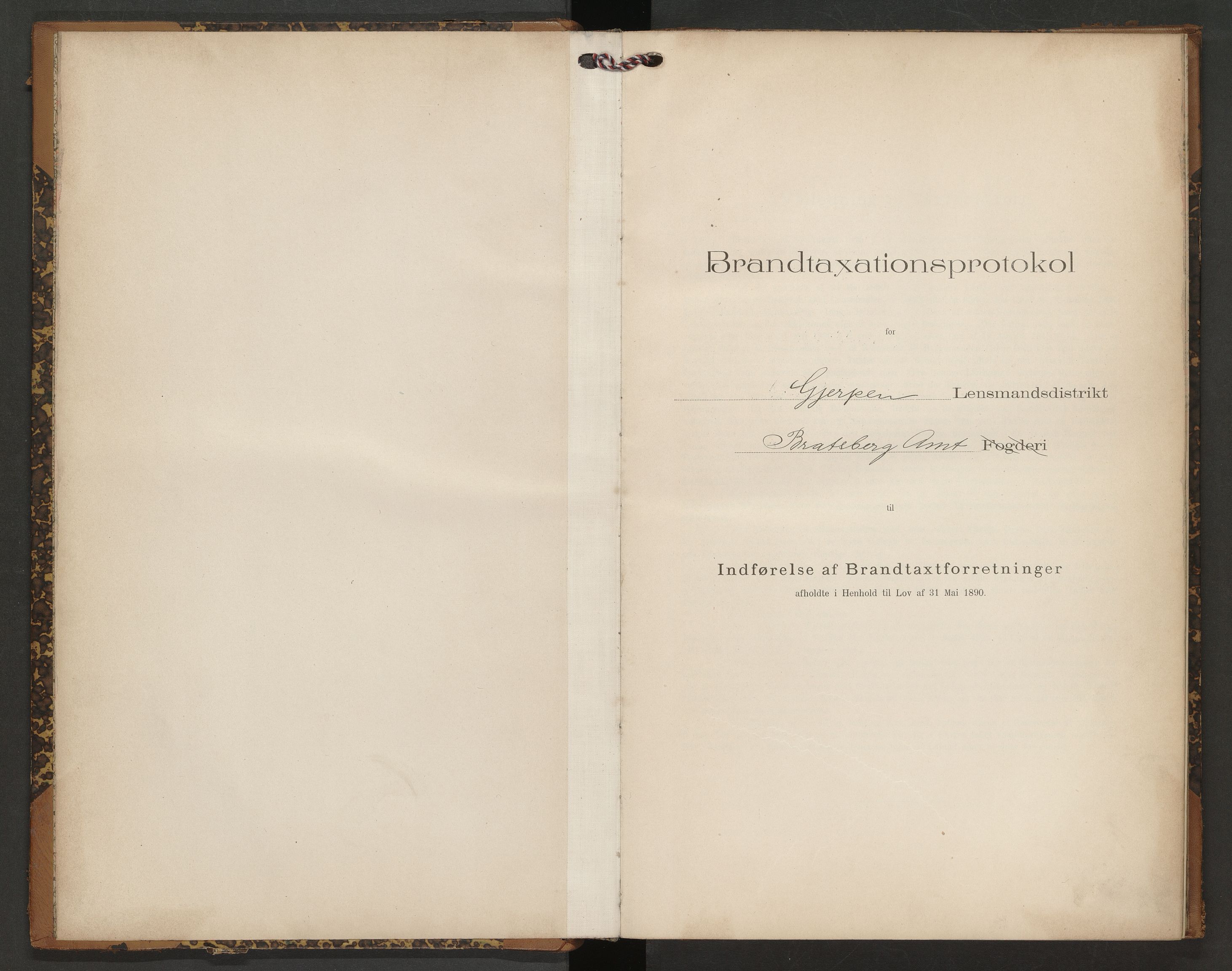 Gjerpen og Siljan lensmannskontor, AV/SAKO-A-555/Y/Ye/Yeb/L0006: Skjematakstprotokoll, 1905-1906