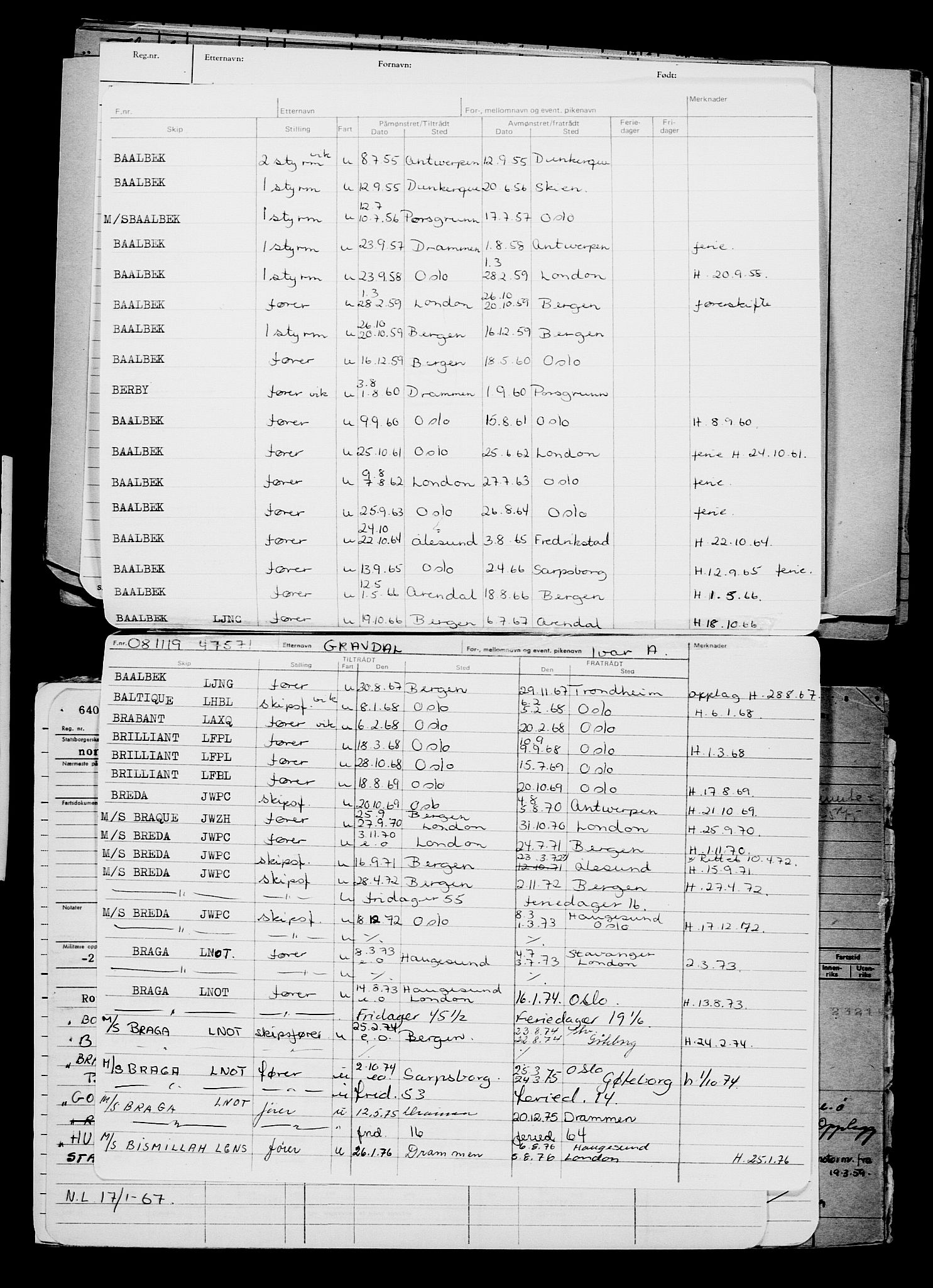 Direktoratet for sjømenn, AV/RA-S-3545/G/Gb/L0173: Hovedkort, 1919, s. 416