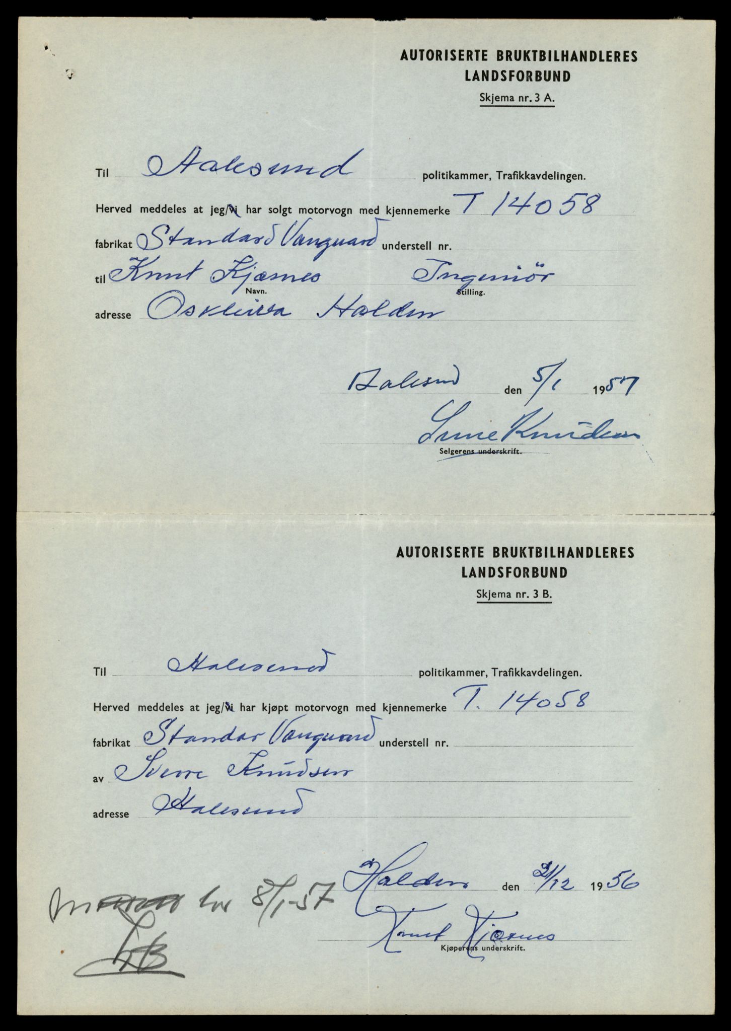 Møre og Romsdal vegkontor - Ålesund trafikkstasjon, SAT/A-4099/F/Fe/L0042: Registreringskort for kjøretøy T 13906 - T 14079, 1927-1998, s. 2701