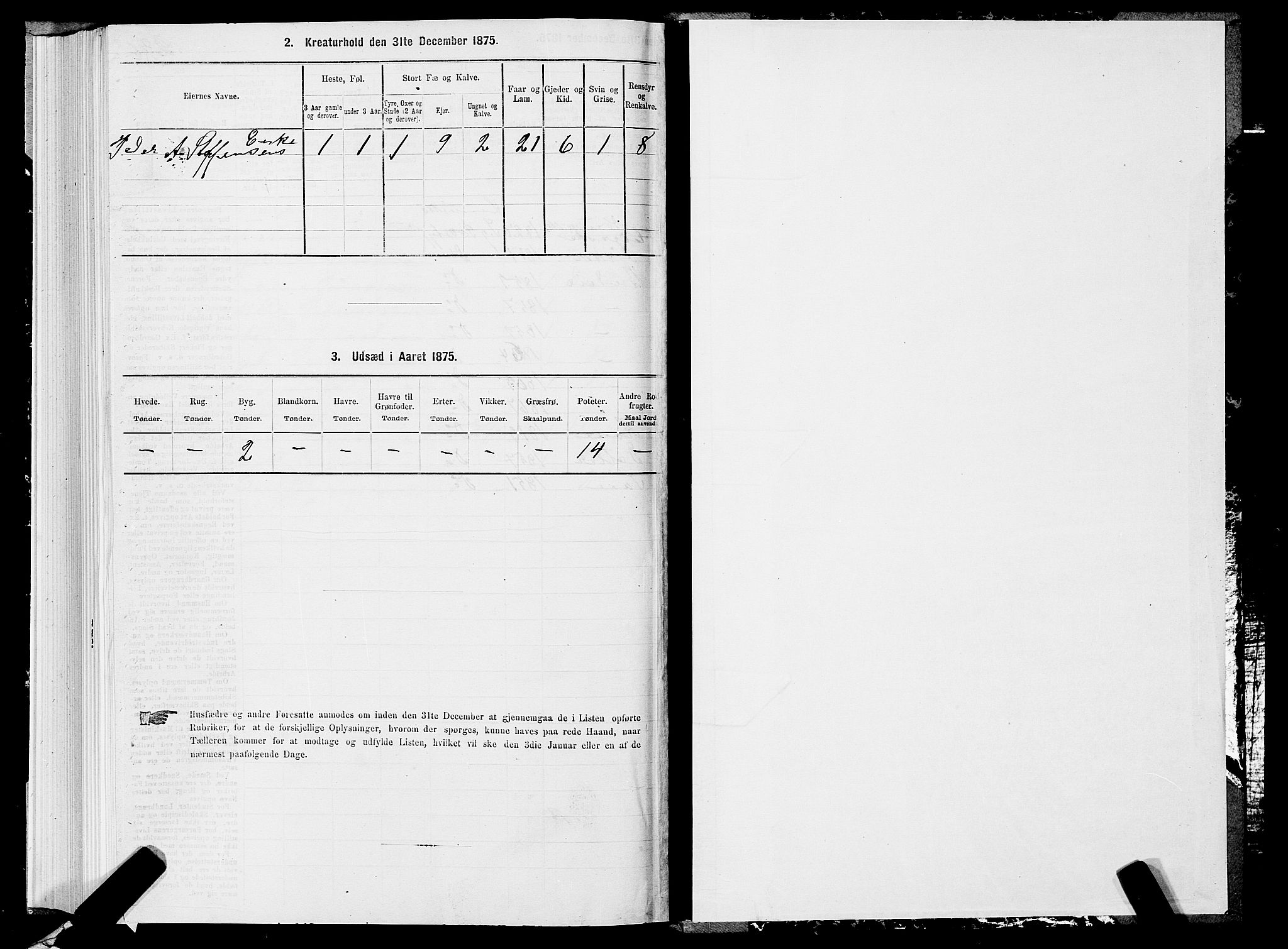 SATØ, Folketelling 1875 for 1931P Lenvik prestegjeld, 1875