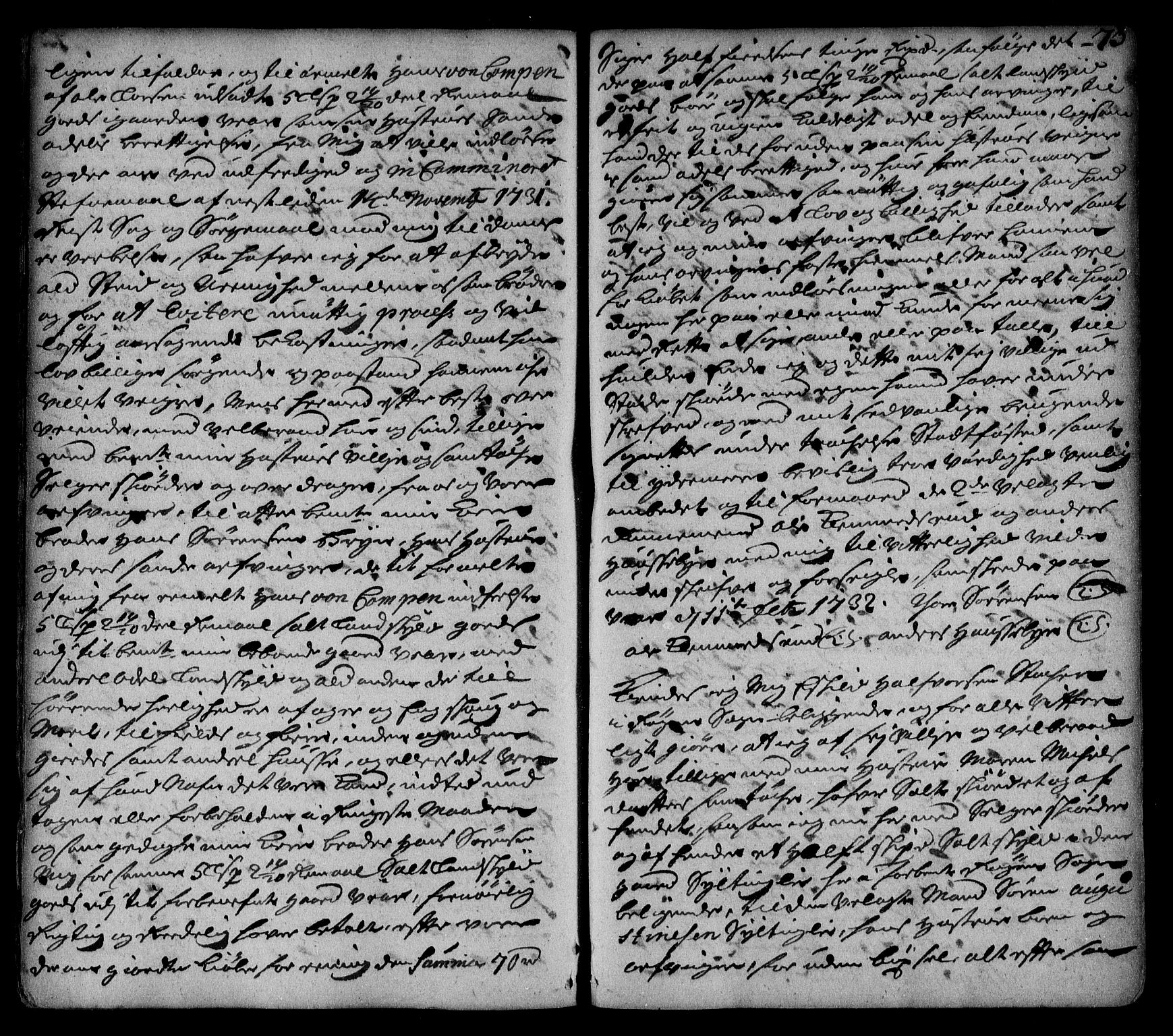 Lier, Røyken og Hurum sorenskriveri, SAKO/A-89/G/Ga/Gaa/L0002: Pantebok nr. II, 1725-1755, s. 73