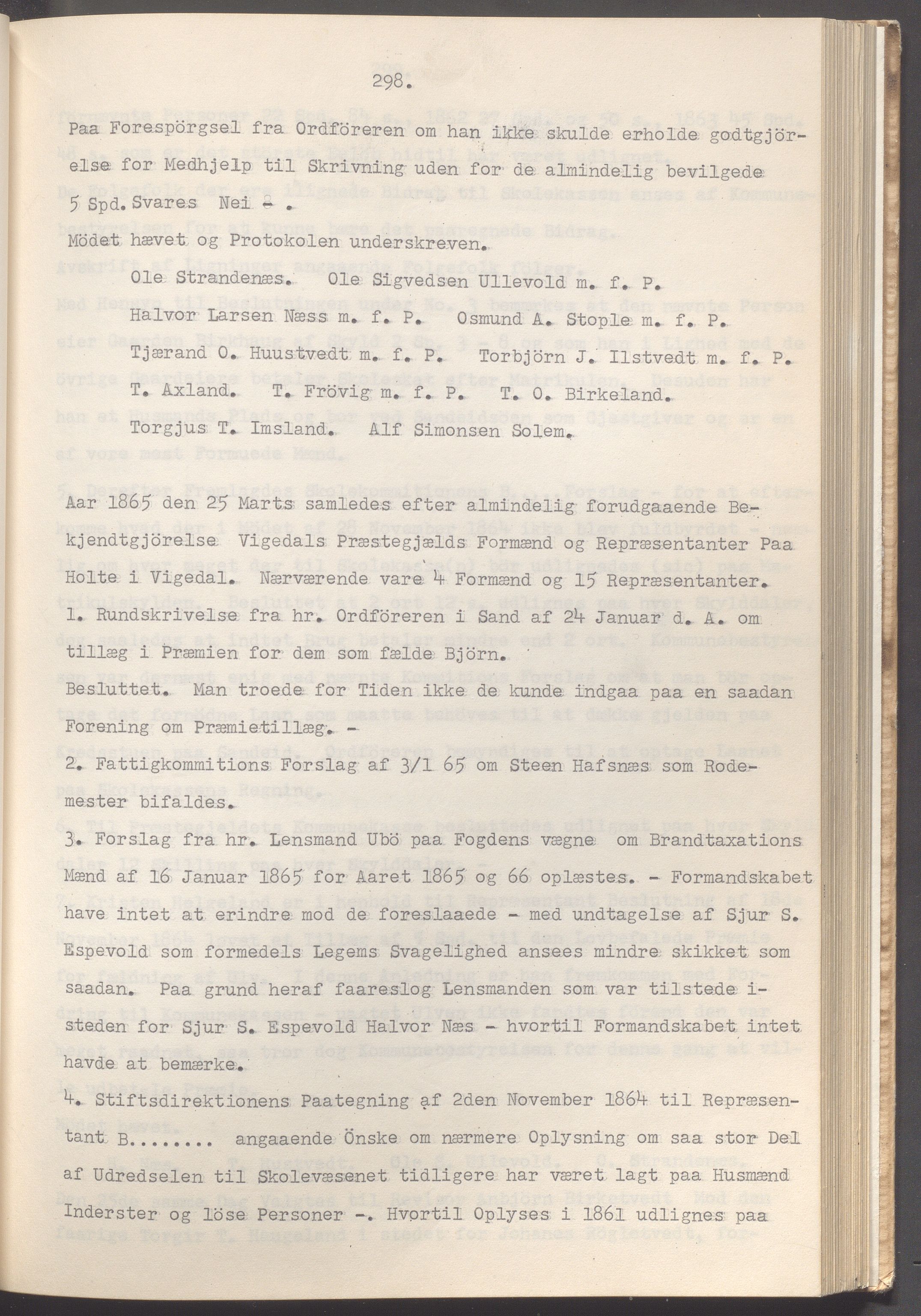 Vikedal kommune - Formannskapet, IKAR/K-100598/A/Ac/L0002: Avskrift av møtebok, 1862-1874, s. 298