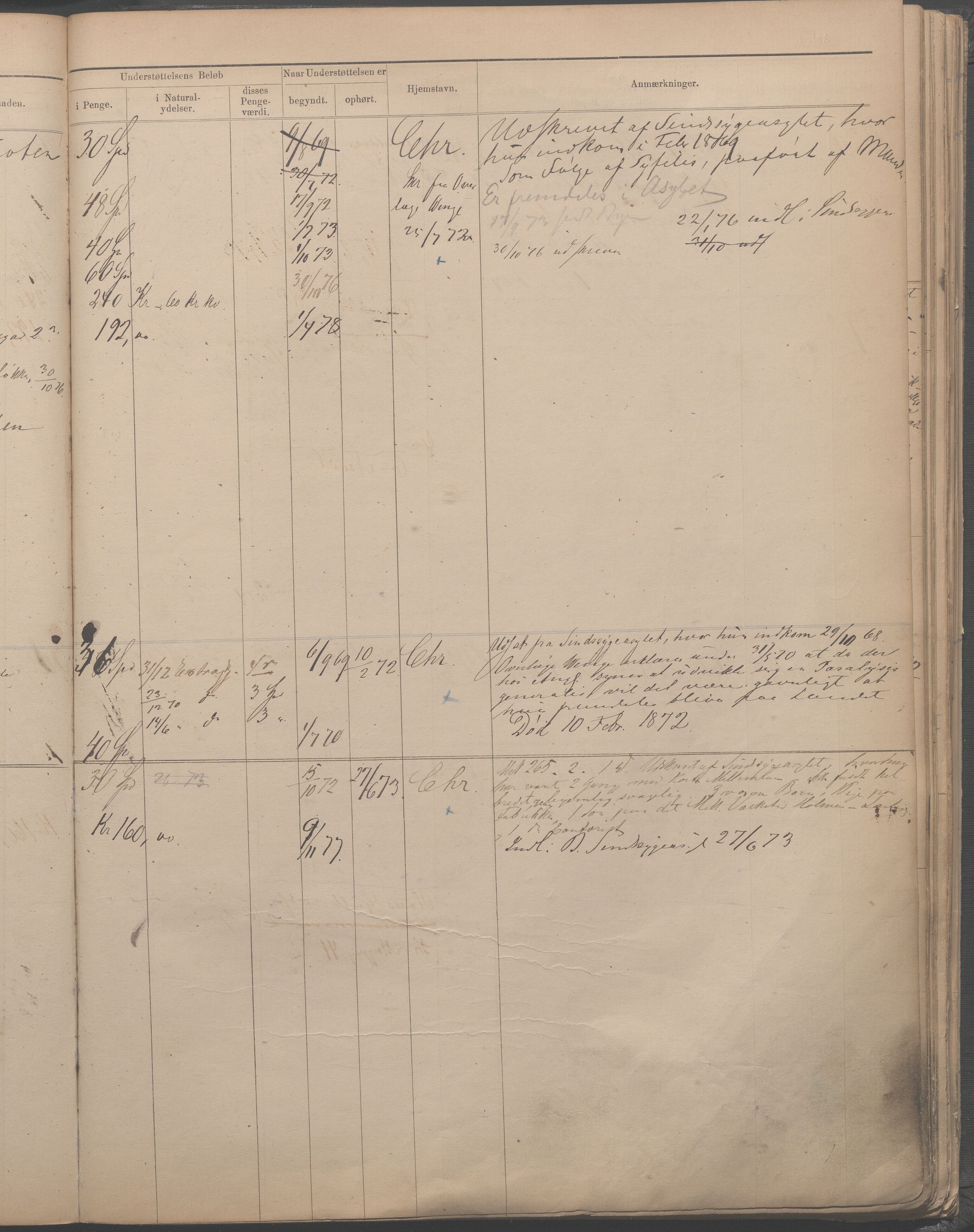 Fattigvesenet, OBA/A-20045/H/Hb/L0001: Manntallsprotokoll. Mnr. 1-554, 1865-1879, s. 467