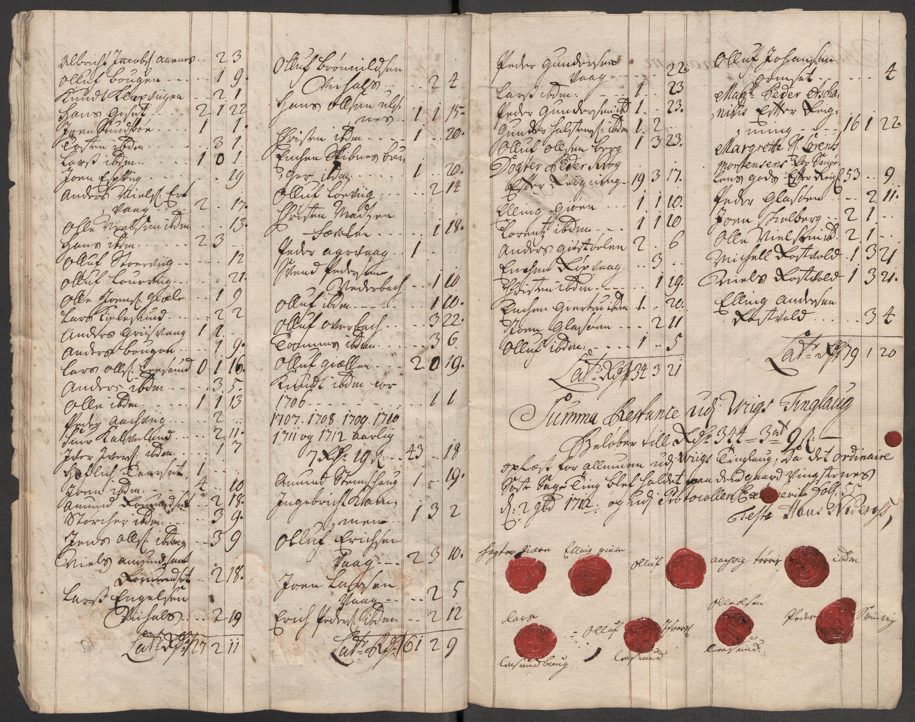 Rentekammeret inntil 1814, Reviderte regnskaper, Fogderegnskap, AV/RA-EA-4092/R56/L3746: Fogderegnskap Nordmøre, 1712, s. 257