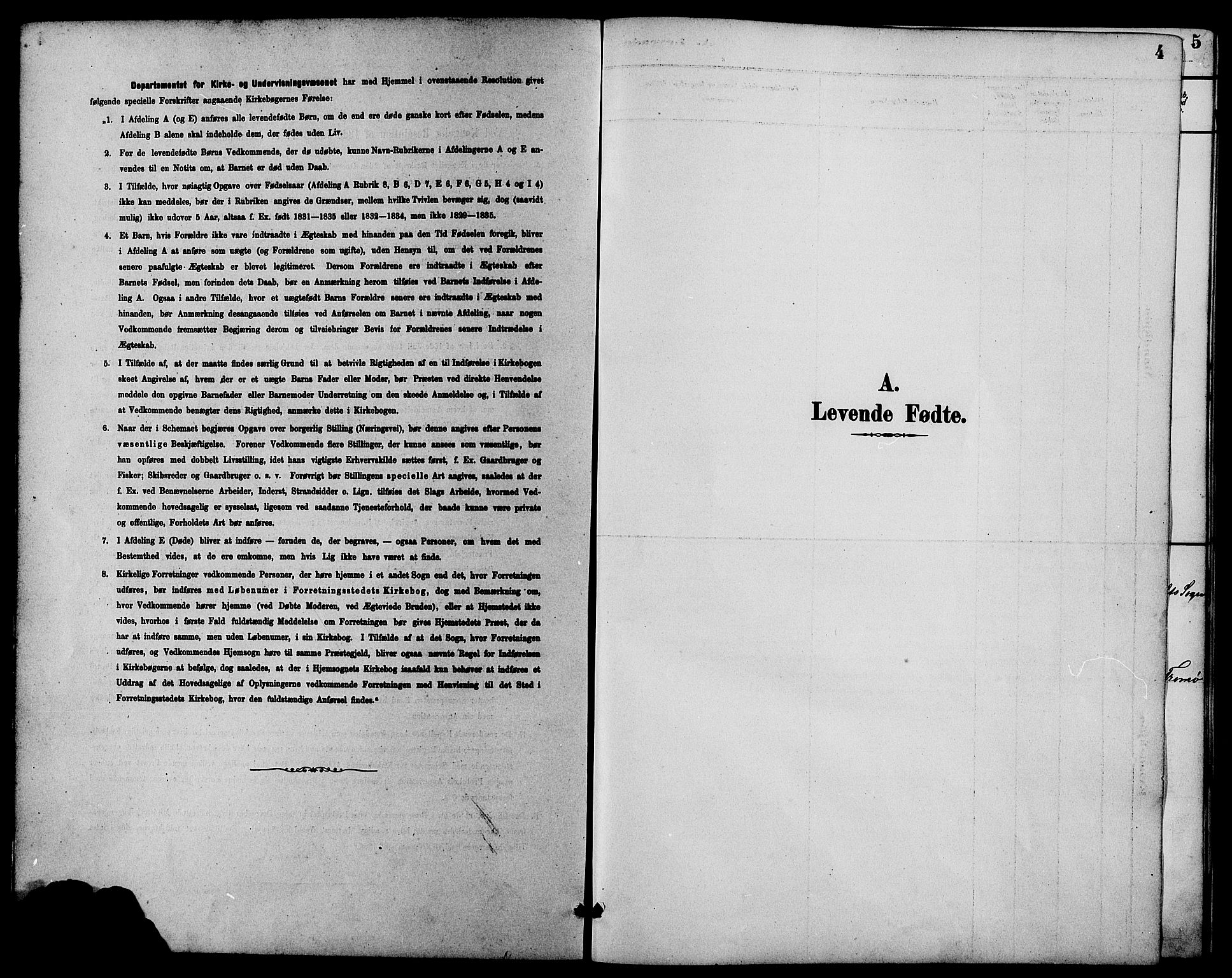 Dypvåg sokneprestkontor, SAK/1111-0007/F/Fb/Fbb/L0004: Klokkerbok nr. B 4, 1887-1905, s. 4