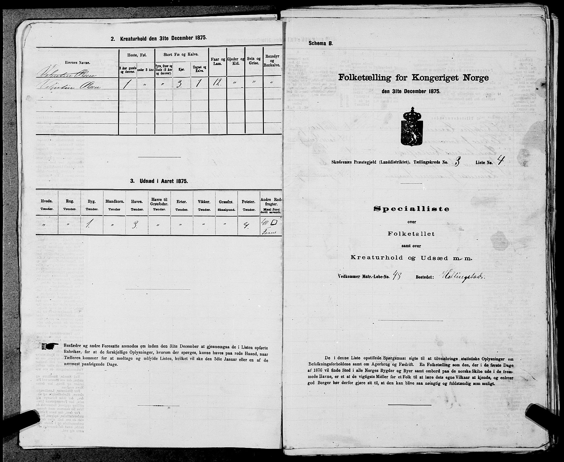 SAST, Folketelling 1875 for 1150L Skudenes prestegjeld, Falnes sokn, Åkra sokn og Ferkingstad sokn, 1875, s. 233