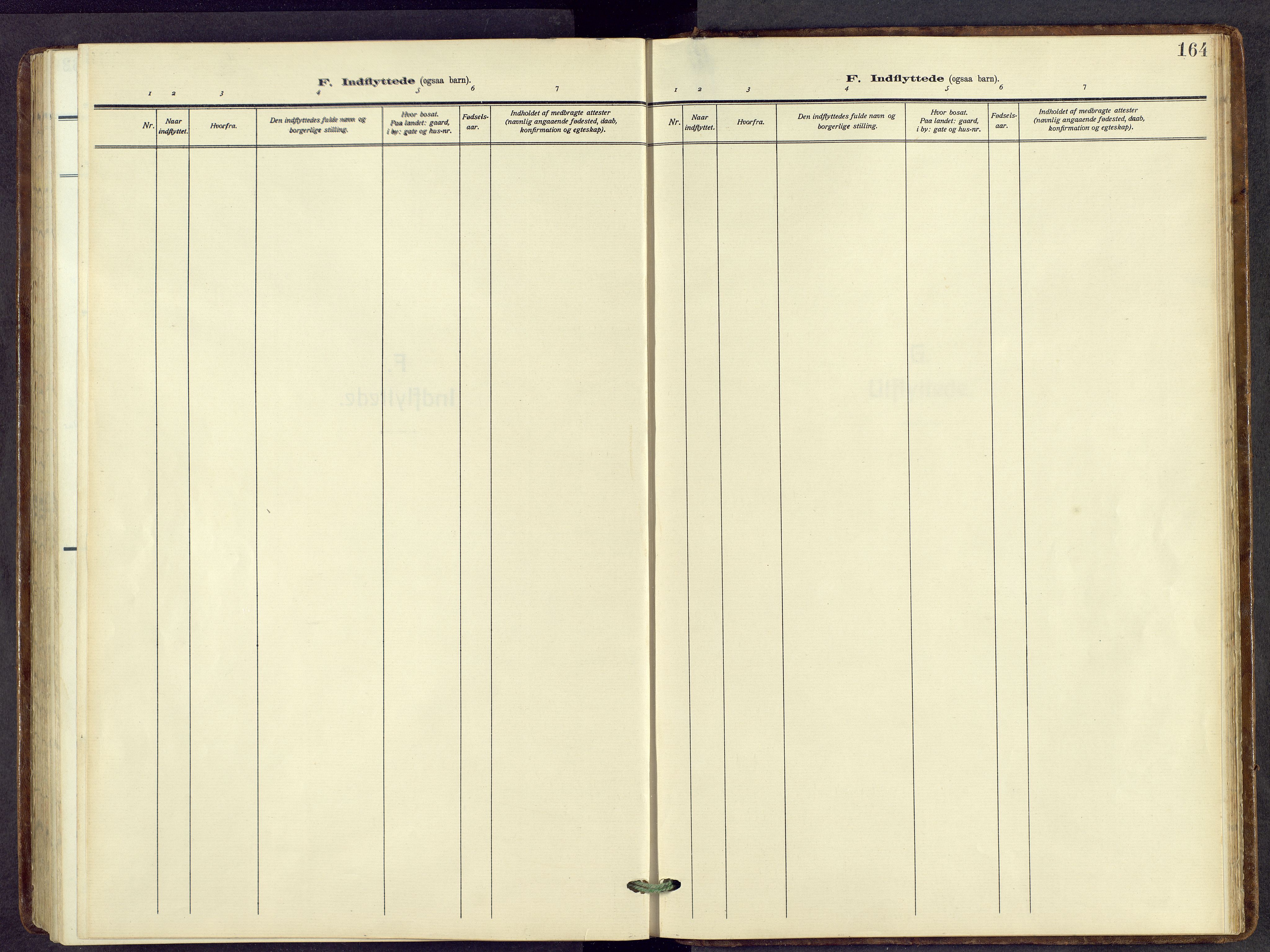 Nord-Aurdal prestekontor, SAH/PREST-132/H/Ha/Hab/L0014: Klokkerbok nr. 14, 1917-1953, s. 164