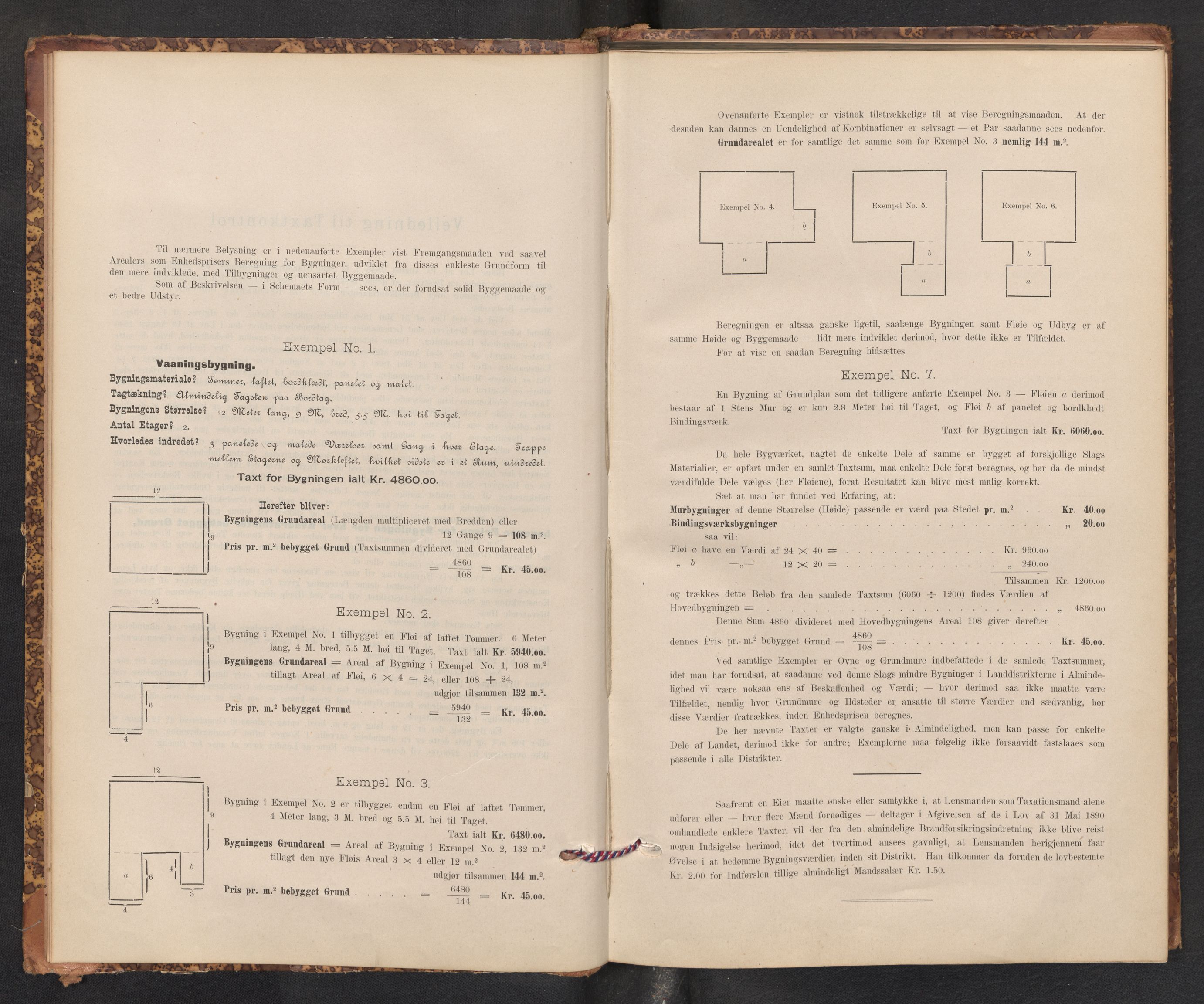 Lensmannen i Gaular, SAB/A-27601/0012/L0005: Branntakstprotokoll, skjematakst, 1895-1917