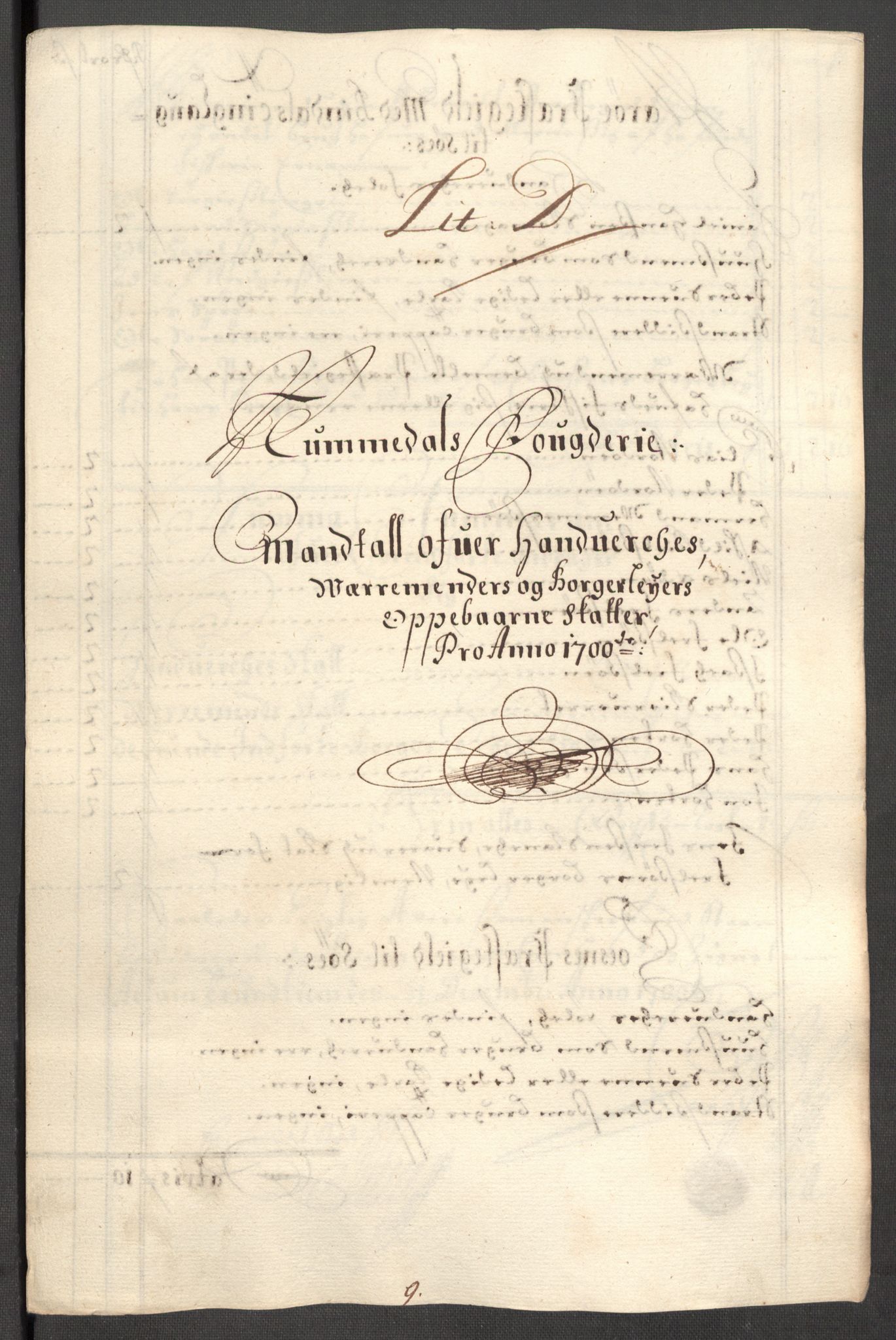 Rentekammeret inntil 1814, Reviderte regnskaper, Fogderegnskap, RA/EA-4092/R64/L4426: Fogderegnskap Namdal, 1699-1700, s. 232