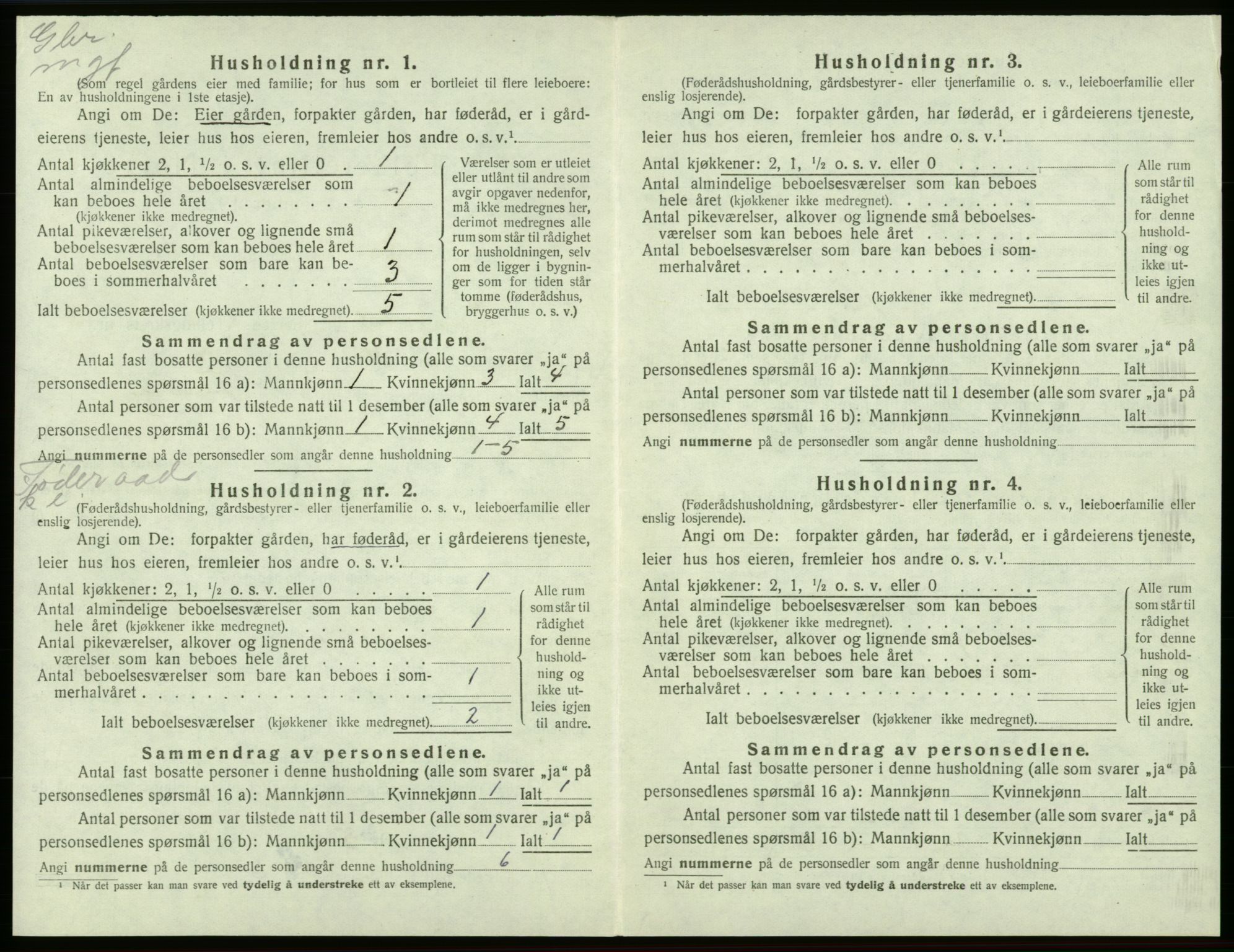 SAB, Folketelling 1920 for 1217 Valestrand herred, 1920, s. 148