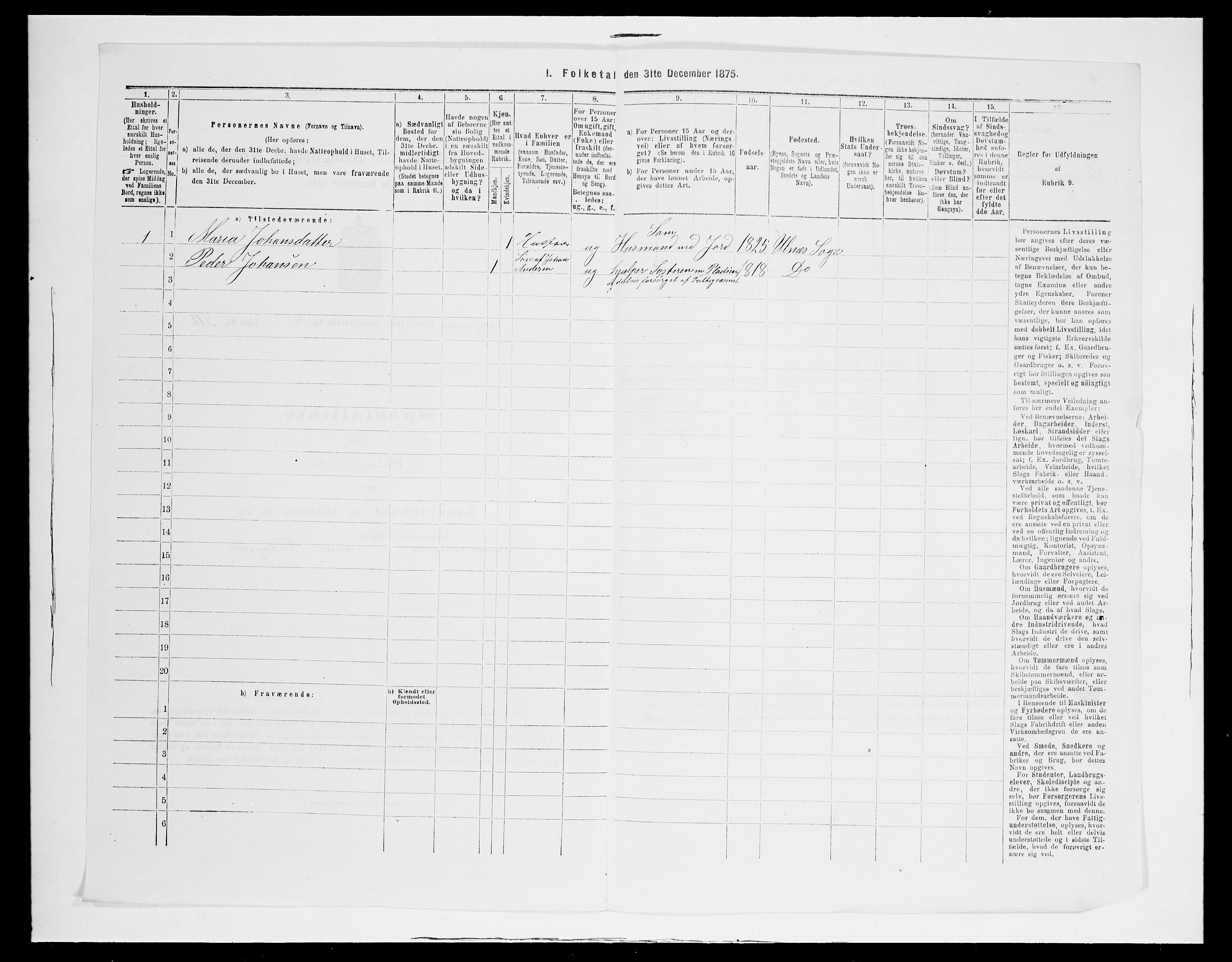 SAH, Folketelling 1875 for 0542P Nord-Aurdal prestegjeld, 1875, s. 711