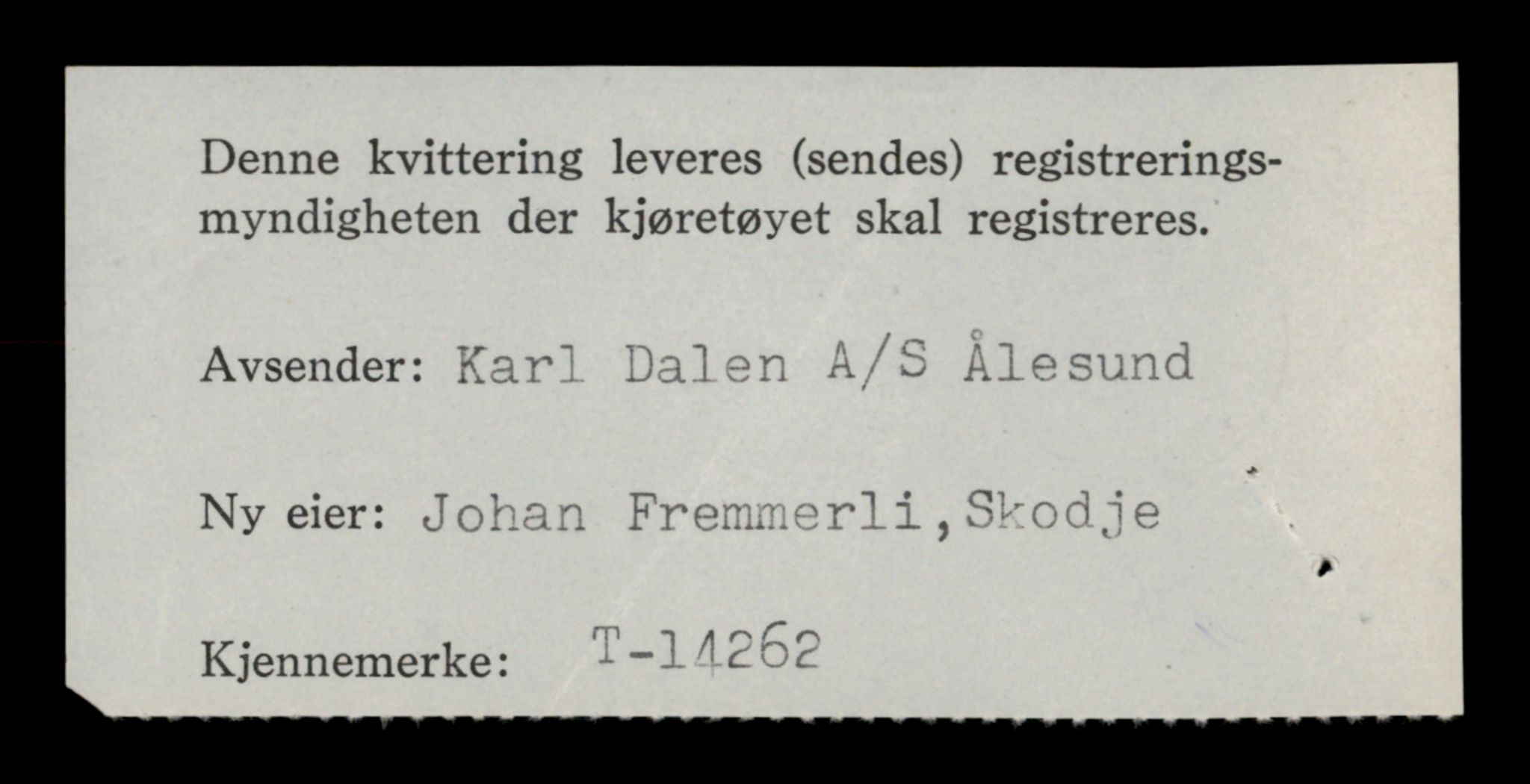 Møre og Romsdal vegkontor - Ålesund trafikkstasjon, AV/SAT-A-4099/F/Fe/L0044: Registreringskort for kjøretøy T 14205 - T 14319, 1927-1998, s. 1691