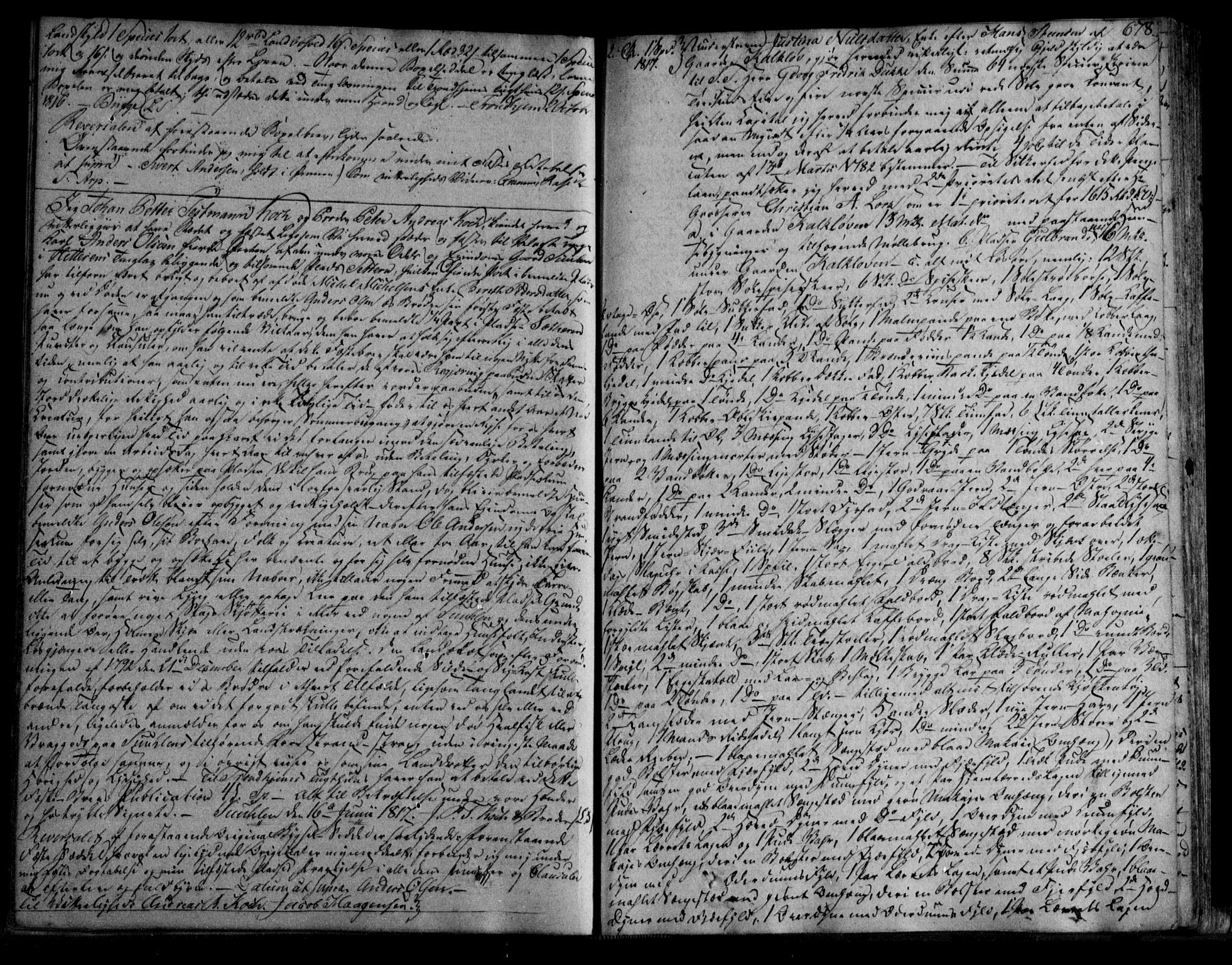 Fosen sorenskriveri, SAT/A-1107/1/2/2C/L0006: Pantebok nr. 4B, 1810-1822, s. 678