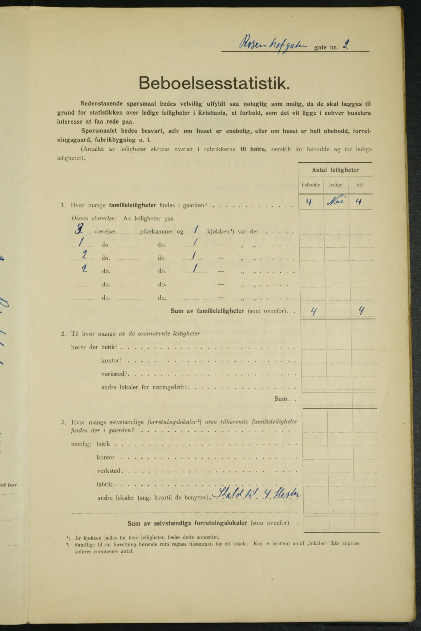 OBA, Kommunal folketelling 1.2.1915 for Kristiania, 1915, s. 83389