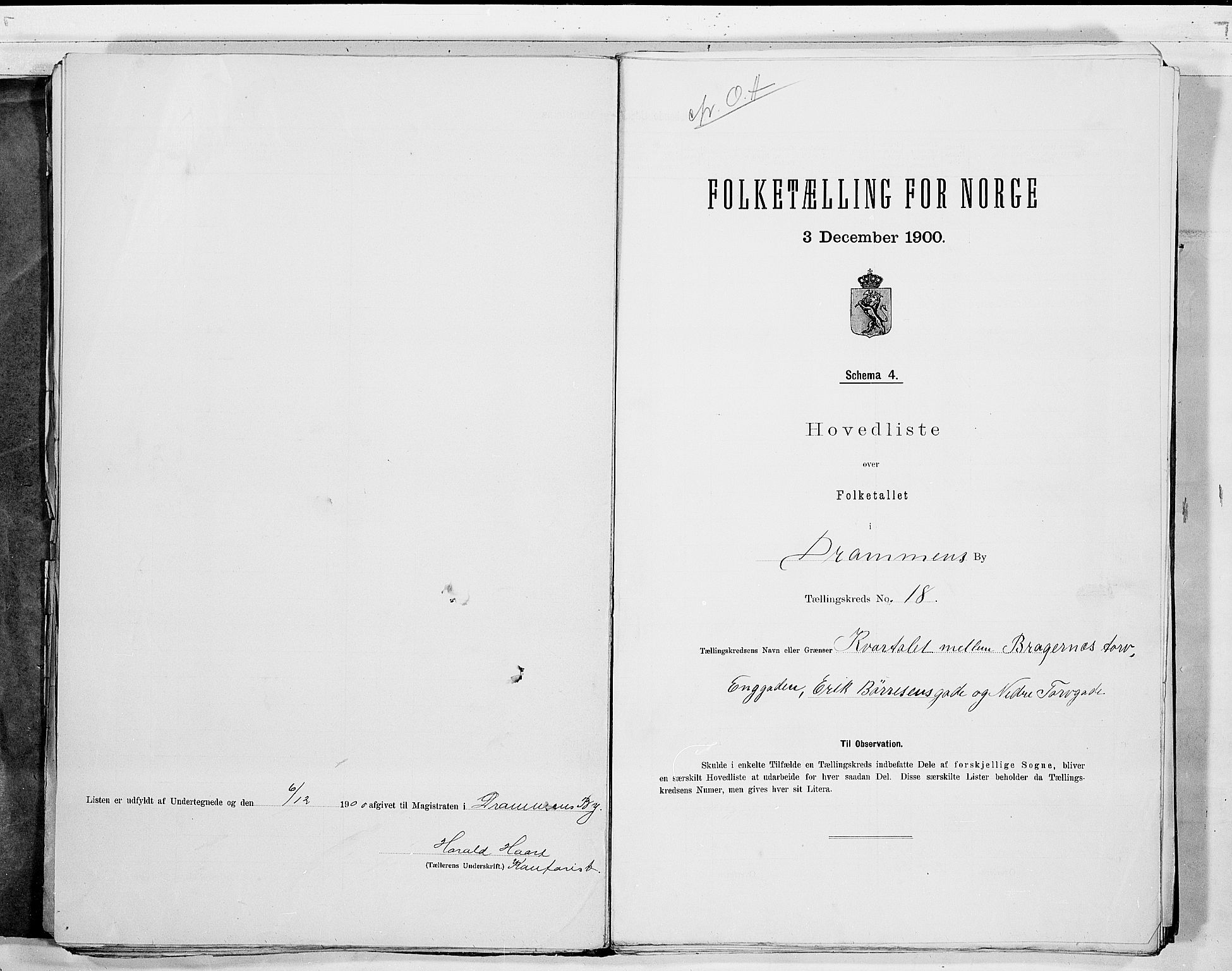 RA, Folketelling 1900 for 0602 Drammen kjøpstad, 1900, s. 41