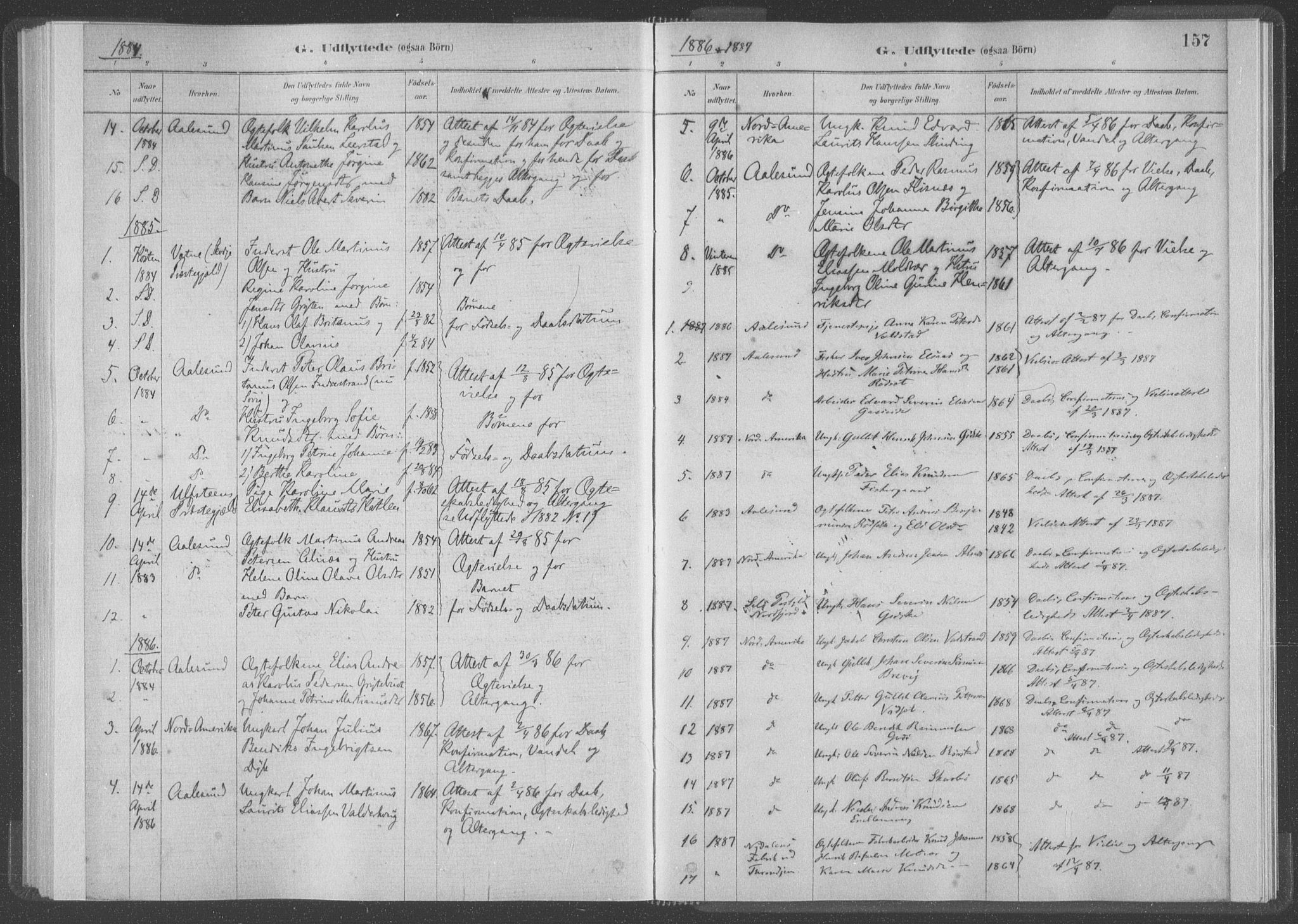 Ministerialprotokoller, klokkerbøker og fødselsregistre - Møre og Romsdal, AV/SAT-A-1454/528/L0403: Ministerialbok nr. 528A13I, 1880-1947, s. 157