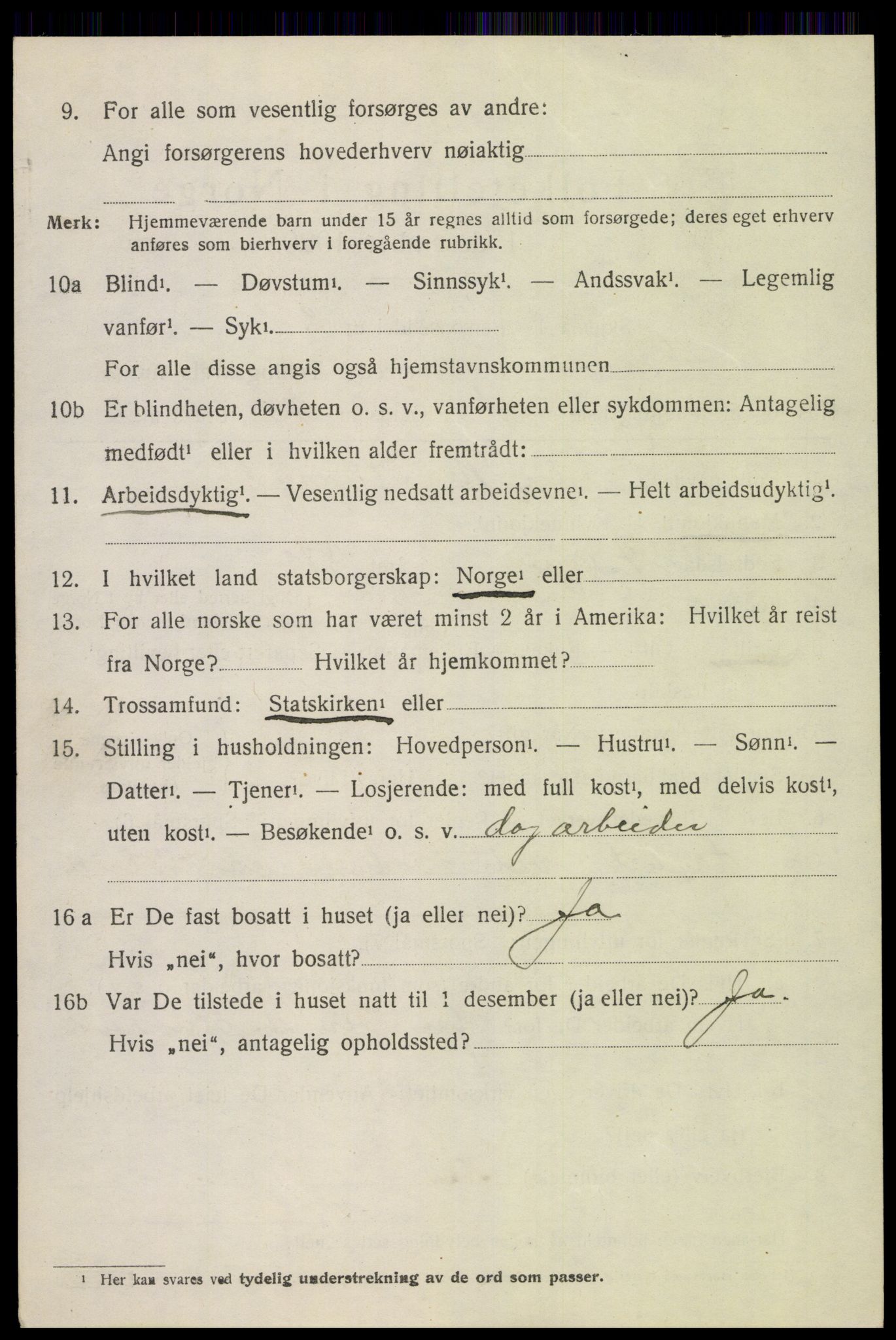 SAH, Folketelling 1920 for 0534 Gran herred, 1920, s. 8320