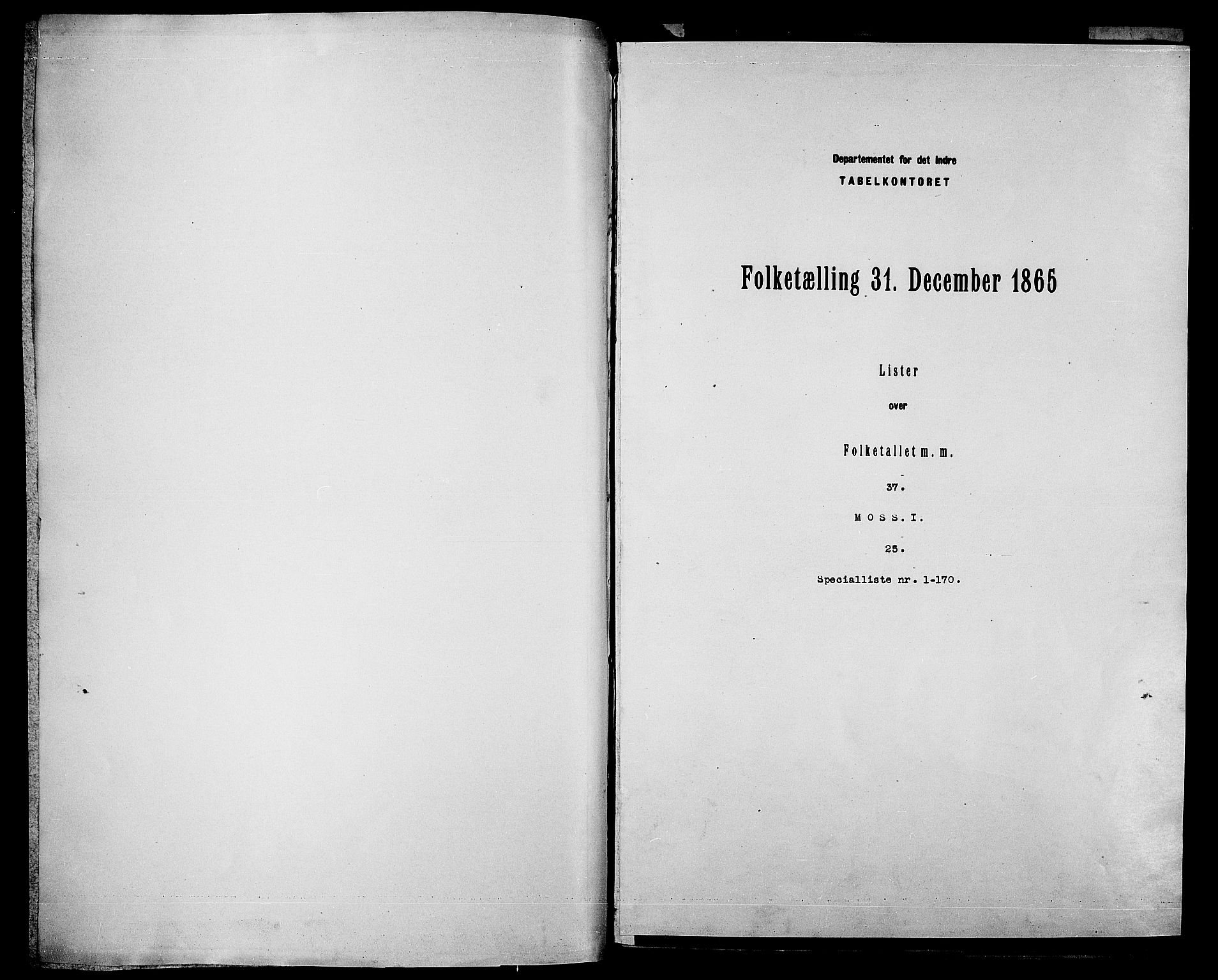RA, Folketelling 1865 for 0104B Moss prestegjeld, Moss kjøpstad, 1865, s. 3