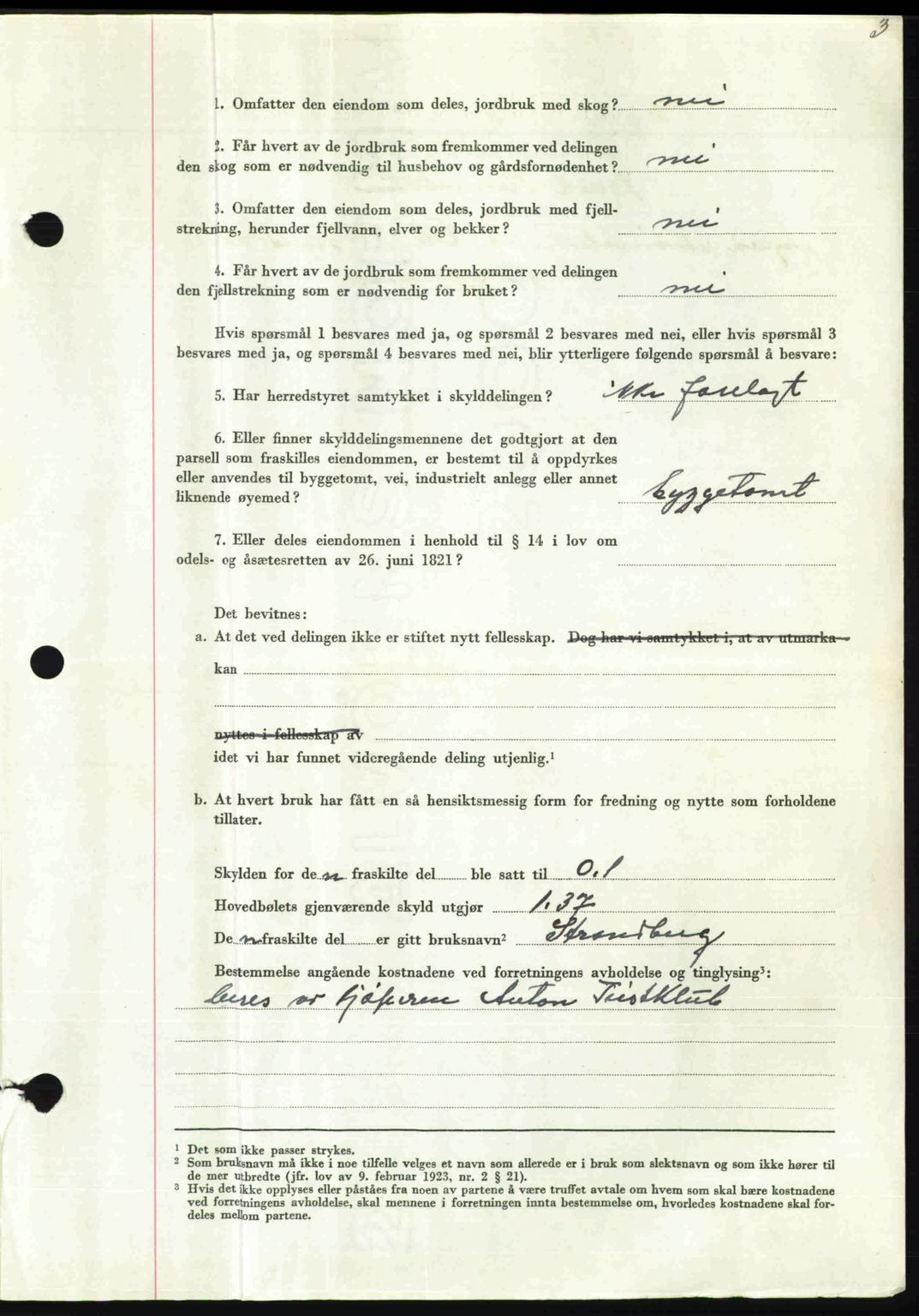 Nordmøre sorenskriveri, AV/SAT-A-4132/1/2/2Ca: Pantebok nr. A117, 1950-1950, Dagboknr: 3834/1950