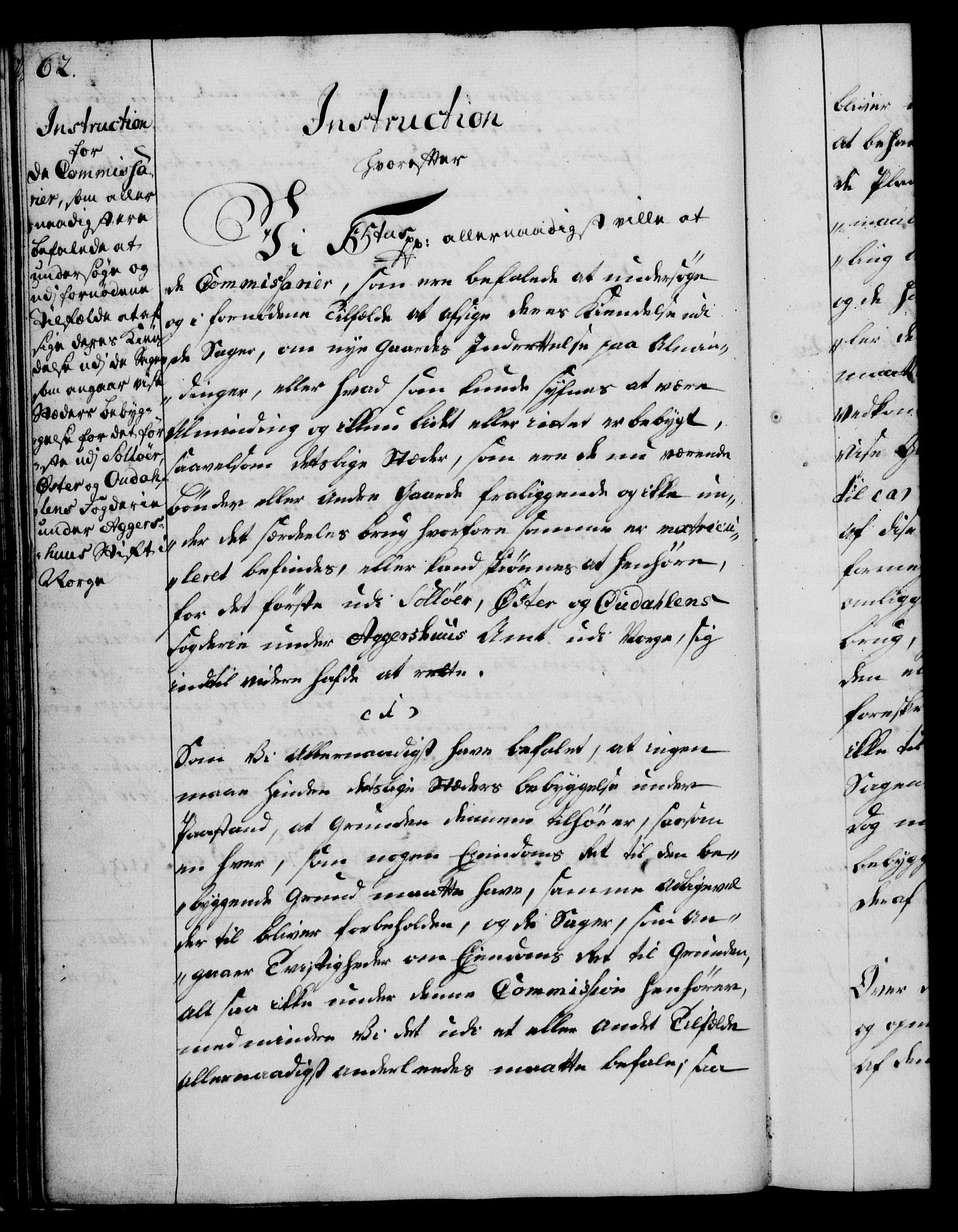 Rentekammeret, Kammerkanselliet, RA/EA-3111/G/Gg/Ggi/L0003: Norsk instruksjonsprotokoll med register (merket RK 53.36), 1751-1775, s. 62