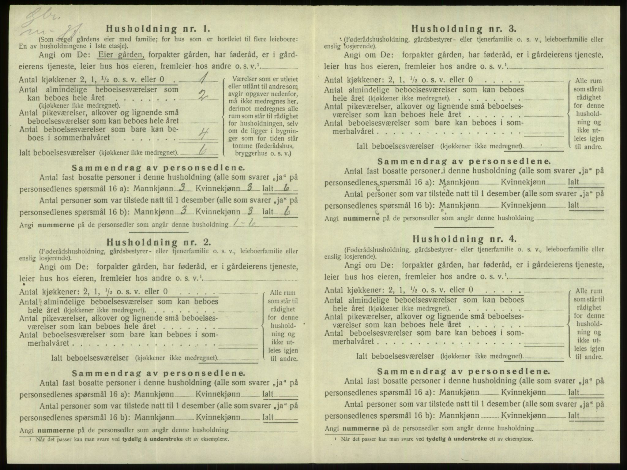 SAB, Folketelling 1920 for 1445 Gloppen herred, 1920, s. 402