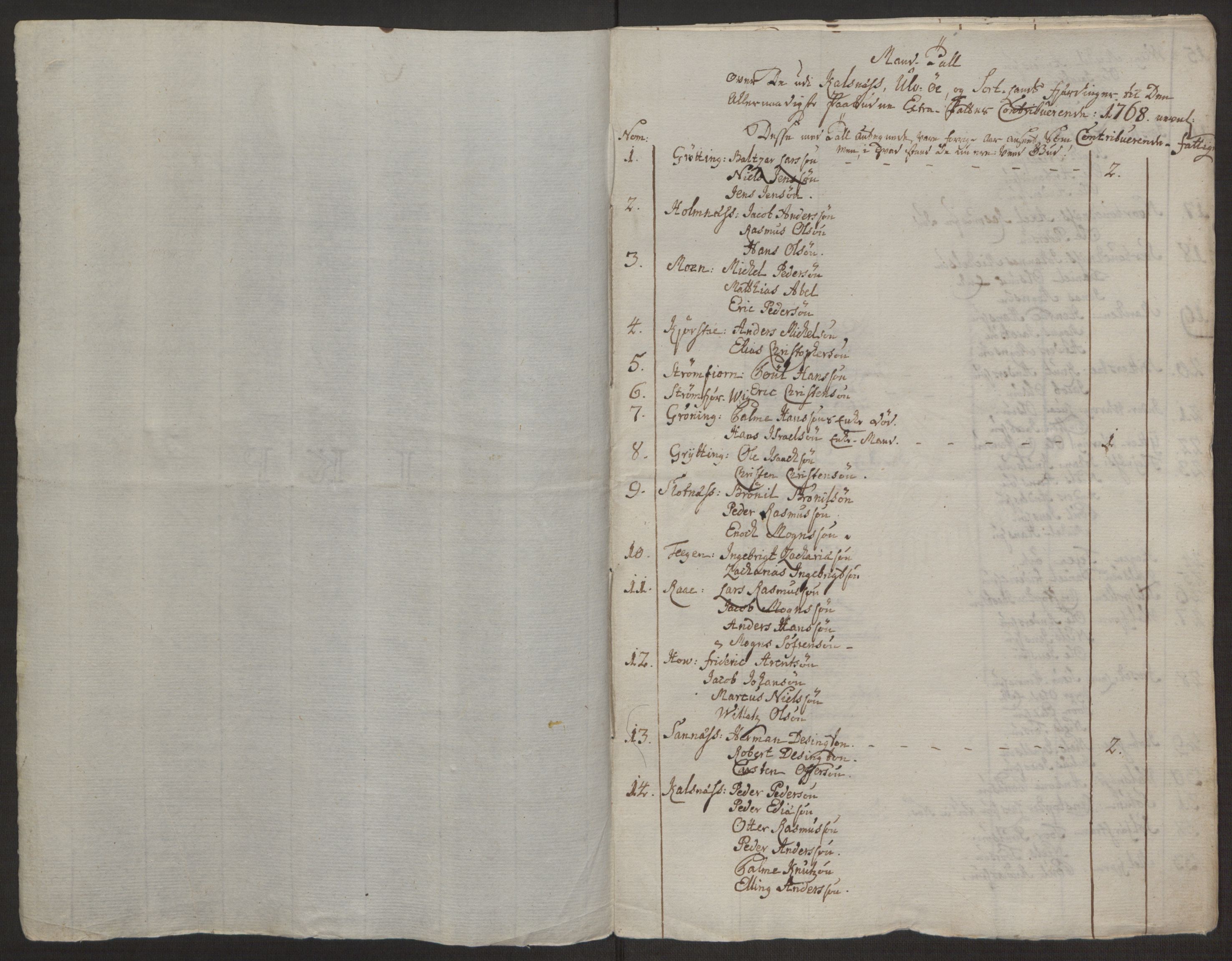 Rentekammeret inntil 1814, Realistisk ordnet avdeling, AV/RA-EA-4070/Ol/L0022a/0002: [Gg 10]: Ekstraskatten, 23.09.1762. Nordlands amt / Vesterålen, Andenes og Lofoten, 1763-1769, s. 58