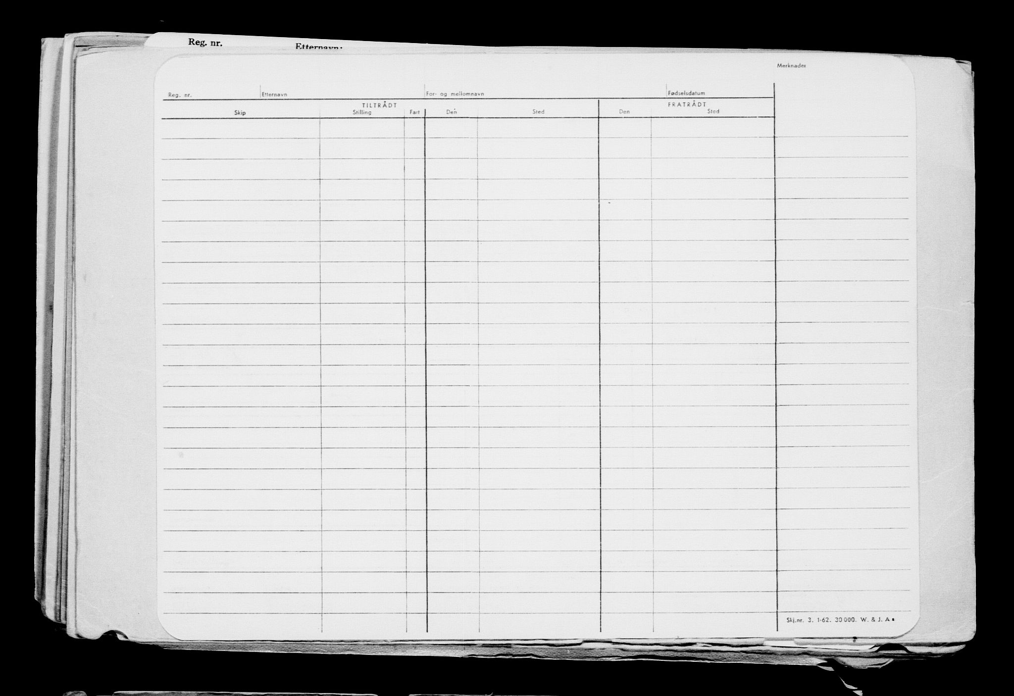 Direktoratet for sjømenn, AV/RA-S-3545/G/Gb/L0208: Hovedkort, 1922, s. 34