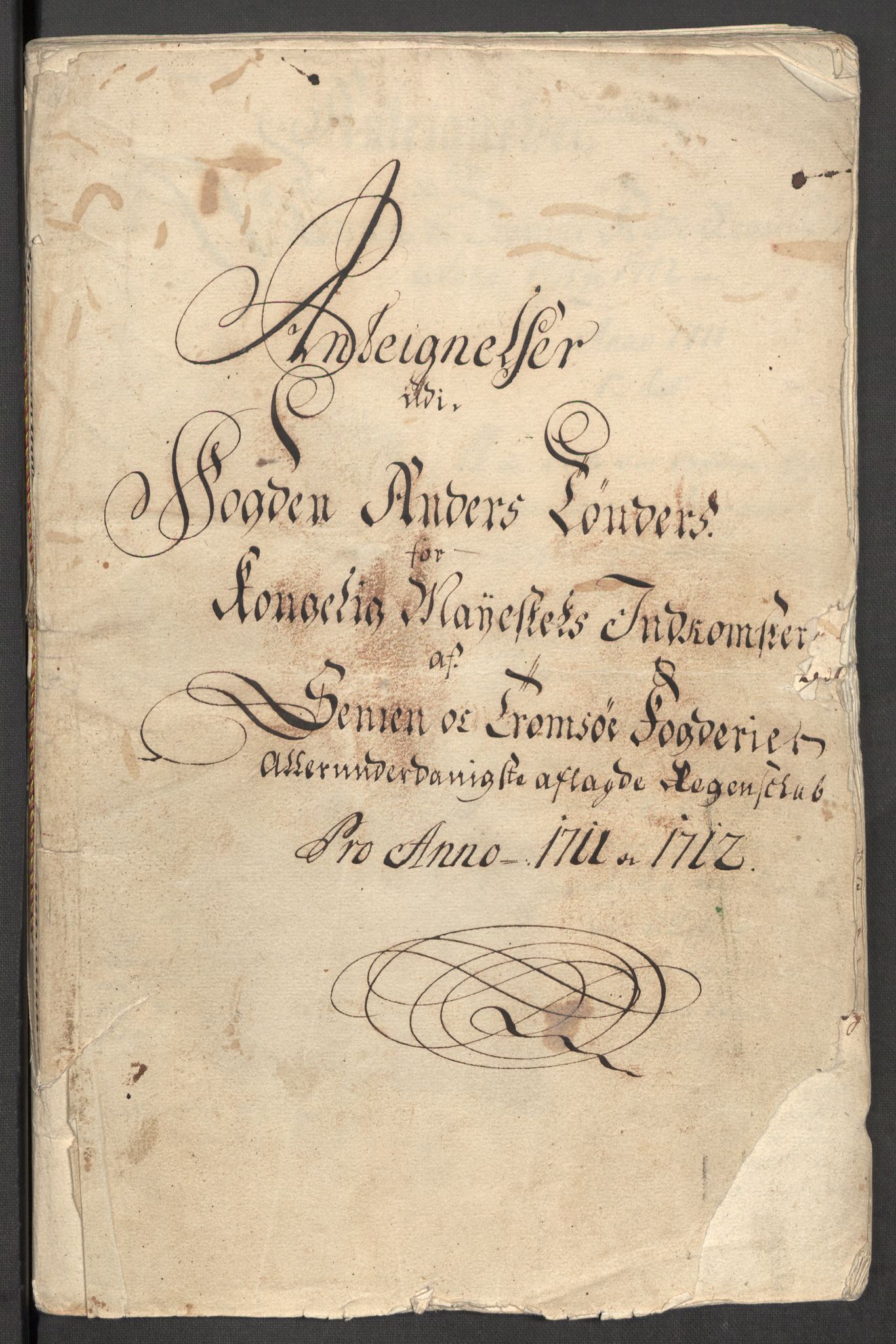 Rentekammeret inntil 1814, Reviderte regnskaper, Fogderegnskap, RA/EA-4092/R68/L4758: Fogderegnskap Senja og Troms, 1711-1712, s. 453