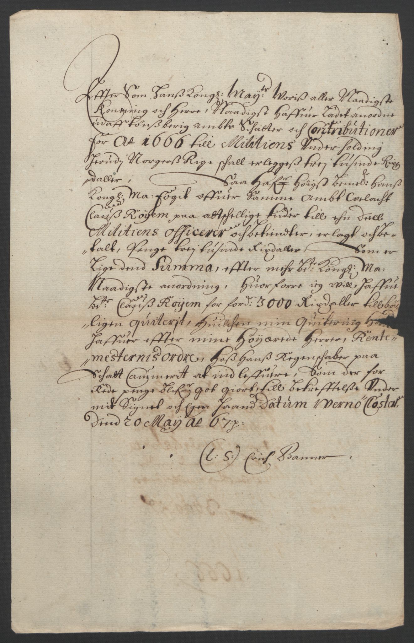 Rentekammeret inntil 1814, Reviderte regnskaper, Fogderegnskap, AV/RA-EA-4092/R32/L1842: Fogderegnskap Jarlsberg grevskap, 1664-1673, s. 50