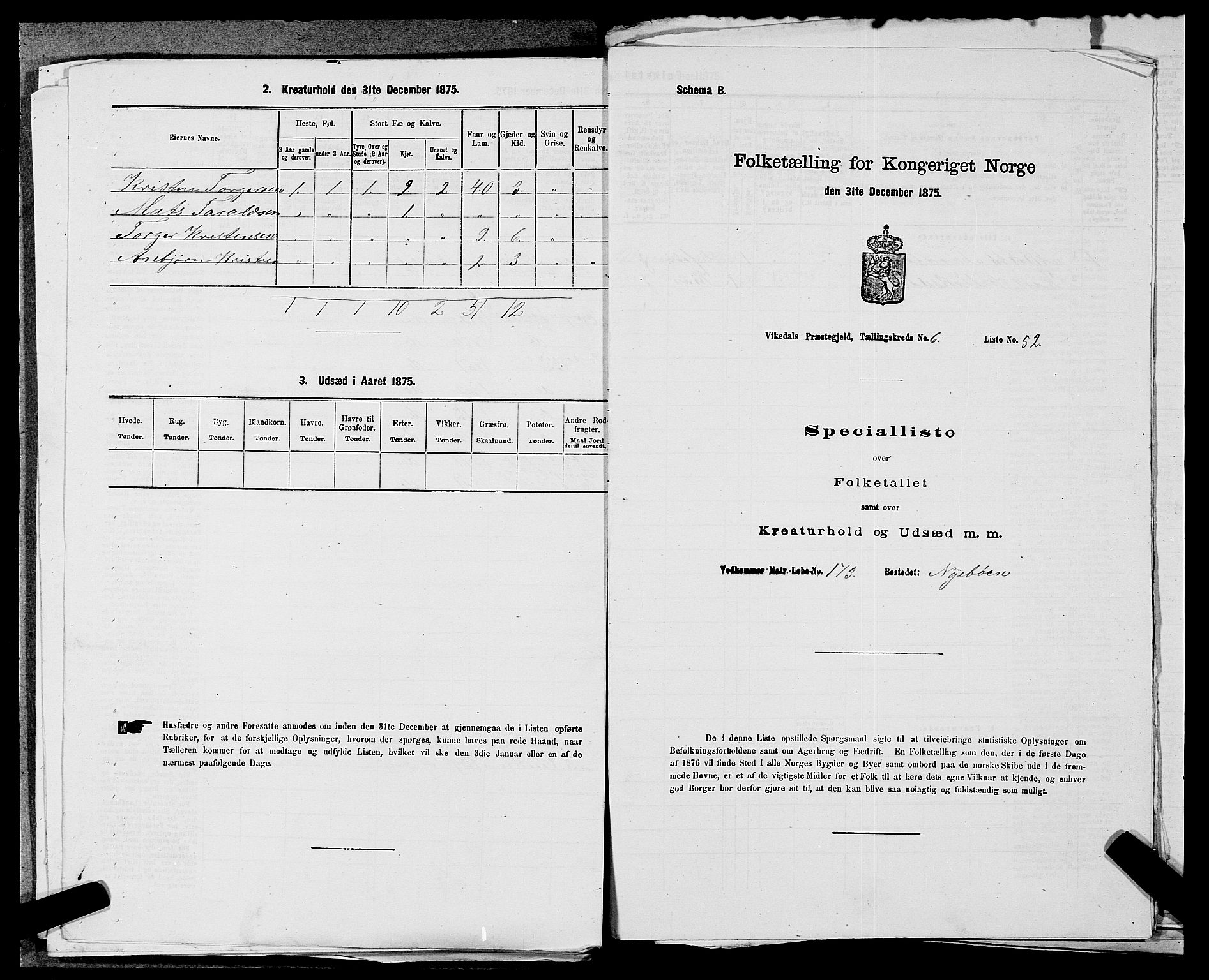 SAST, Folketelling 1875 for 1157P Vikedal prestegjeld, 1875, s. 762