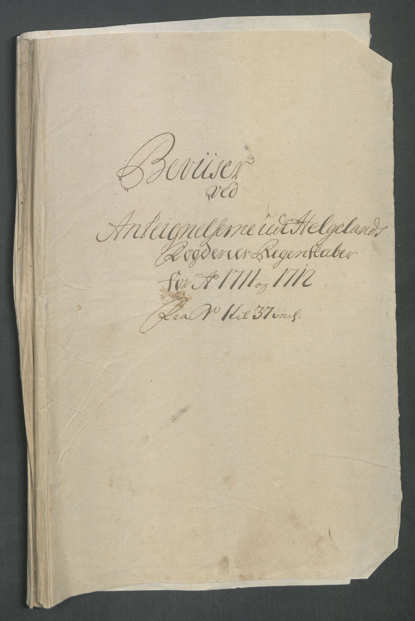 Rentekammeret inntil 1814, Reviderte regnskaper, Fogderegnskap, RA/EA-4092/R65/L4512: Fogderegnskap Helgeland, 1712-1713, s. 169