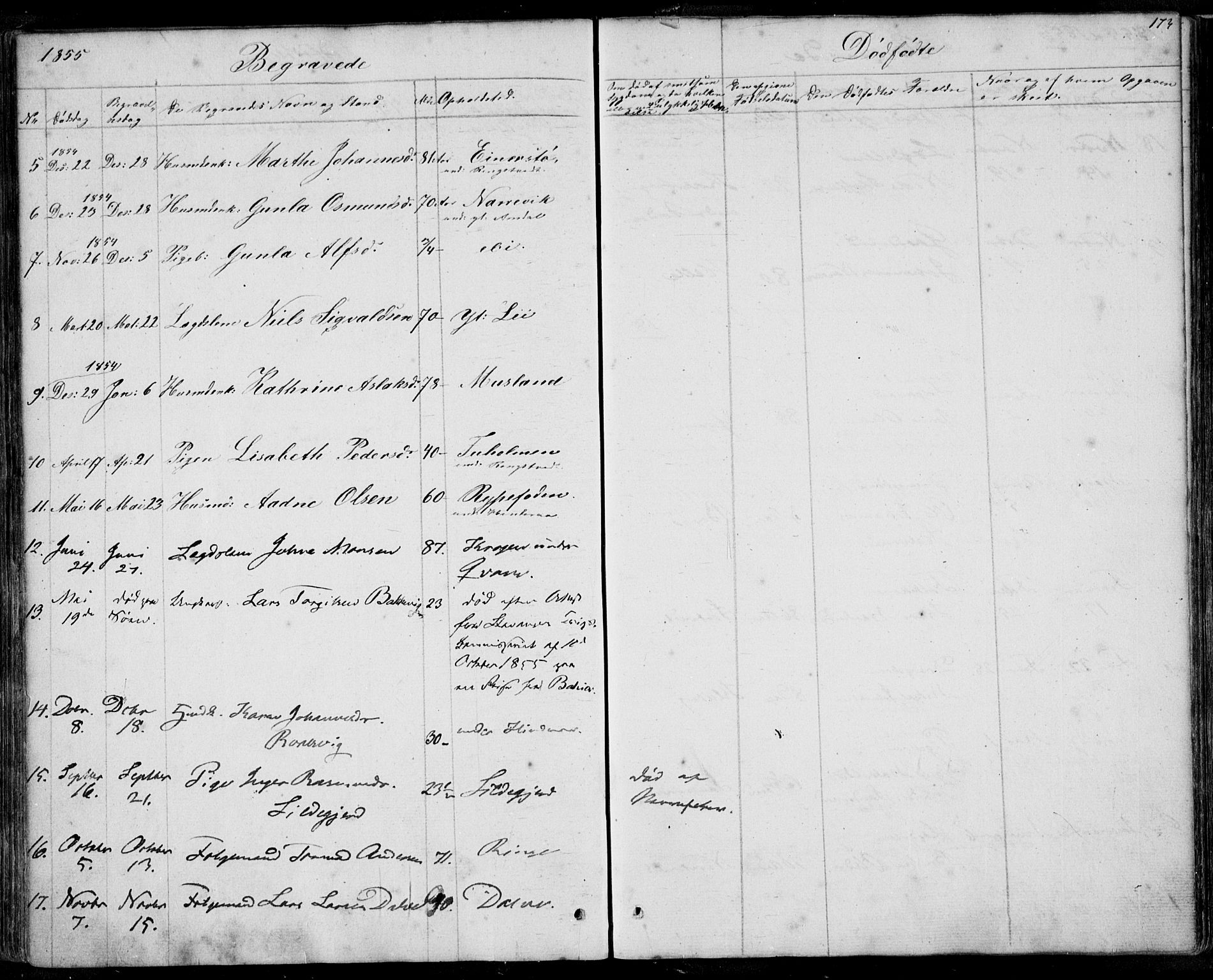 Nedstrand sokneprestkontor, SAST/A-101841/01/IV: Ministerialbok nr. A 8, 1839-1860, s. 173