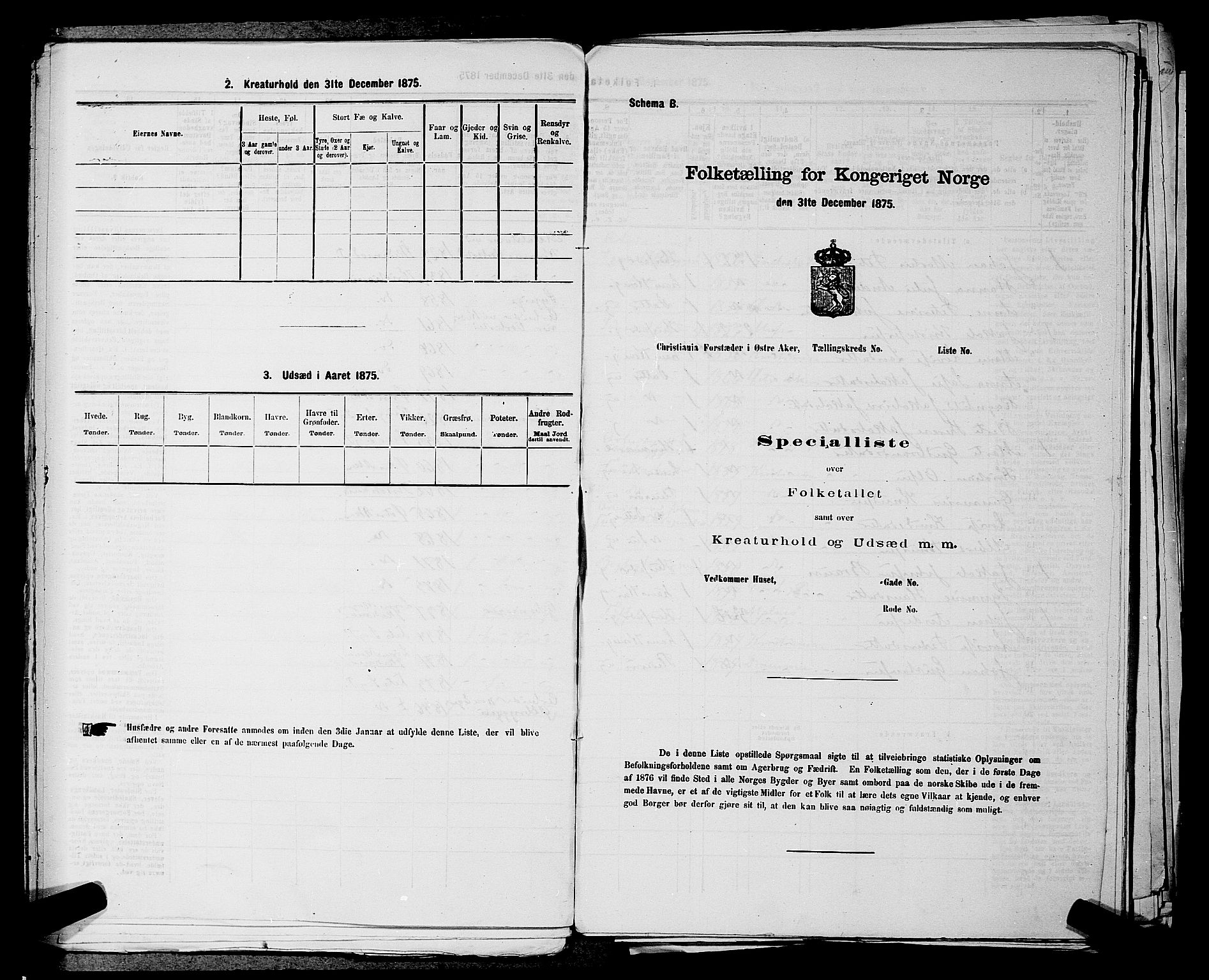 RA, Folketelling 1875 for 0218bP Østre Aker prestegjeld, 1875, s. 2277