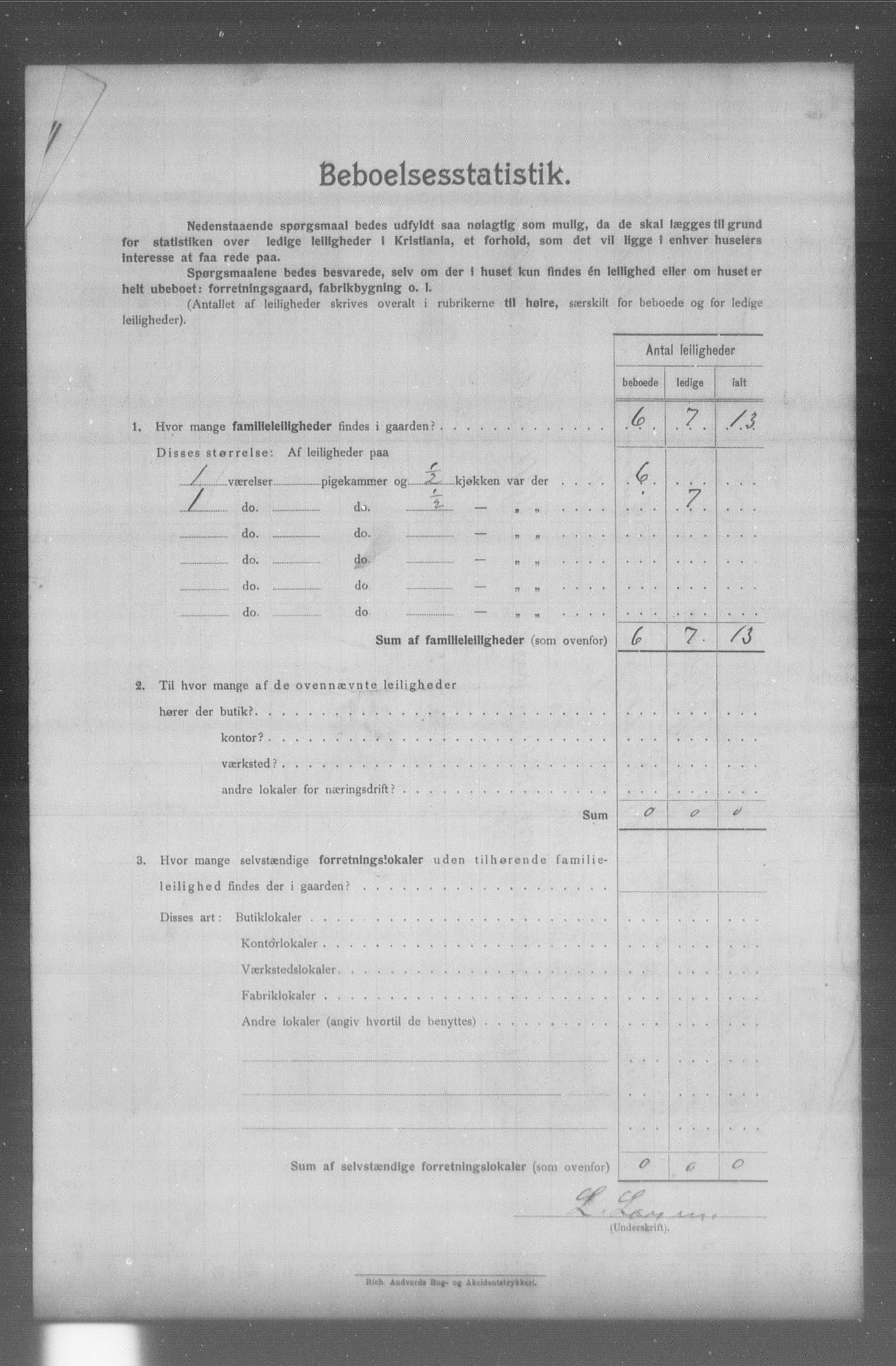 OBA, Kommunal folketelling 31.12.1904 for Kristiania kjøpstad, 1904, s. 20354