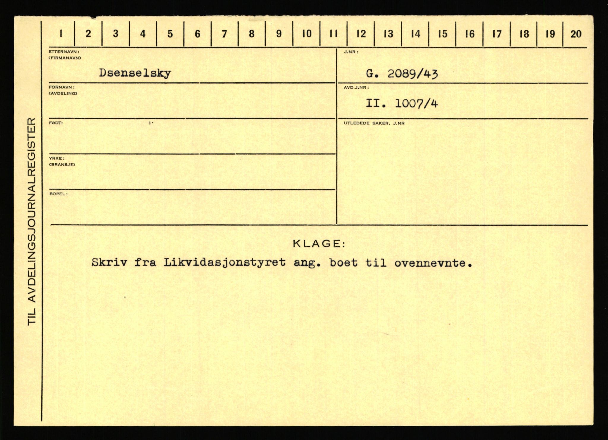 Statspolitiet - Hovedkontoret / Osloavdelingen, AV/RA-S-1329/C/Ca/L0003: Brechan - Eichinger	, 1943-1945, s. 4278