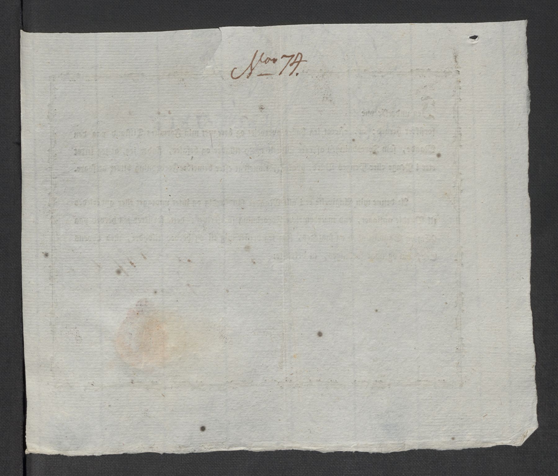 Rentekammeret inntil 1814, Reviderte regnskaper, Mindre regnskaper, RA/EA-4068/Rf/Rfe/L0024: Modum Blåfarvevverk, Molde, Moss, 1789, s. 235