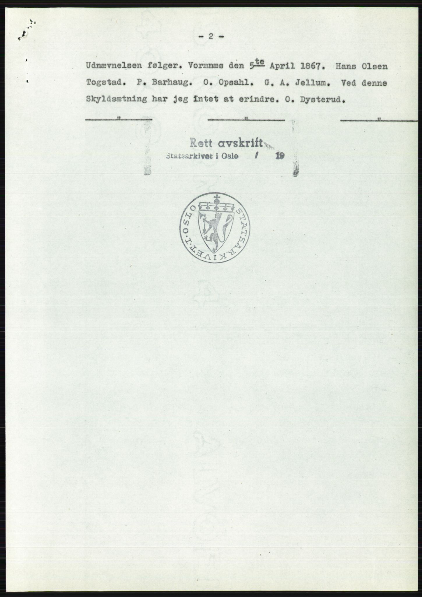 Statsarkivet i Oslo, SAO/A-10621/Z/Zd/L0001: Avskrifter, j.nr 34/1953 og 385-1291/1954, 1953-1954, s. 451