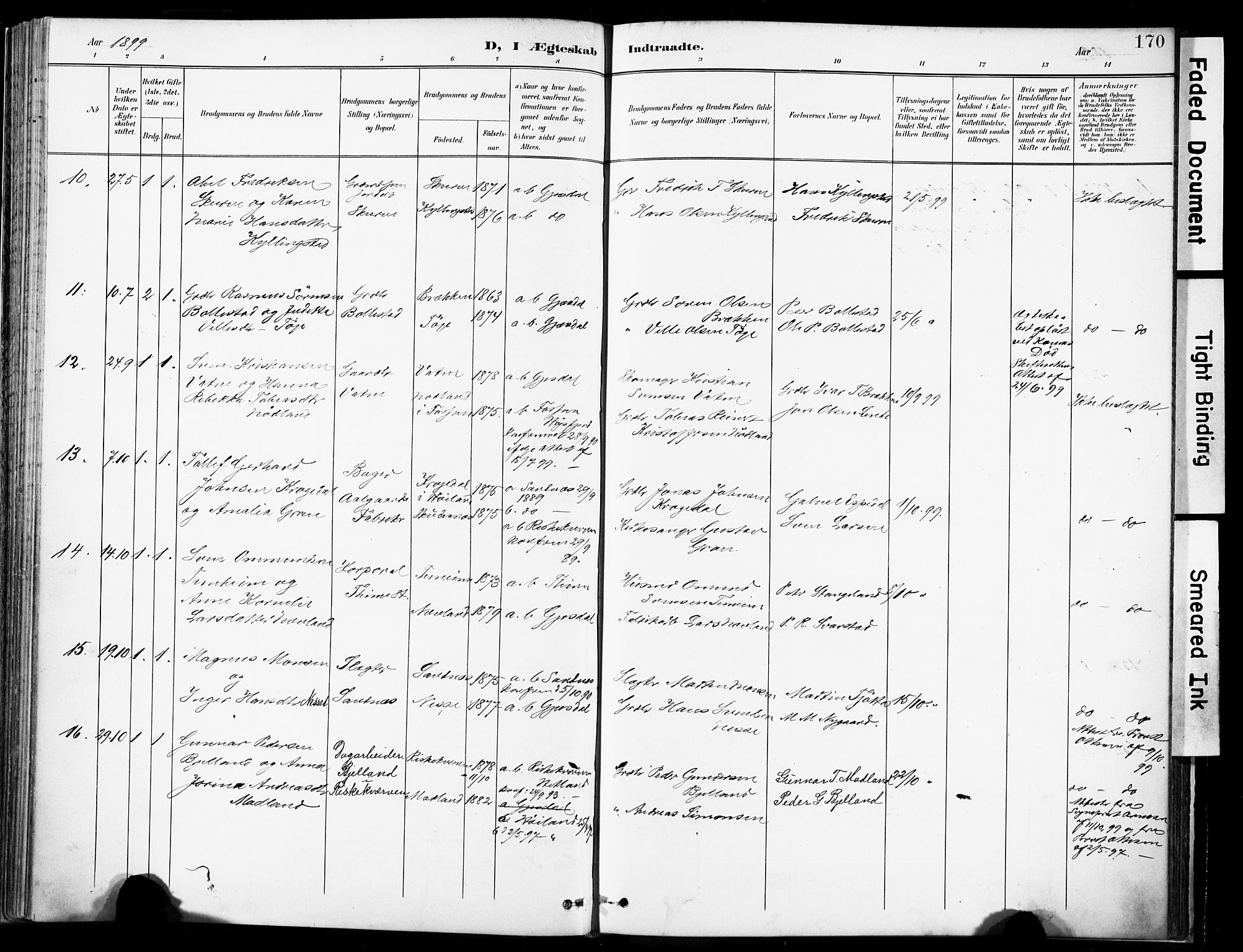 Lye sokneprestkontor, AV/SAST-A-101794/001/30BA/L0012: Ministerialbok nr. A 11, 1896-1909, s. 170