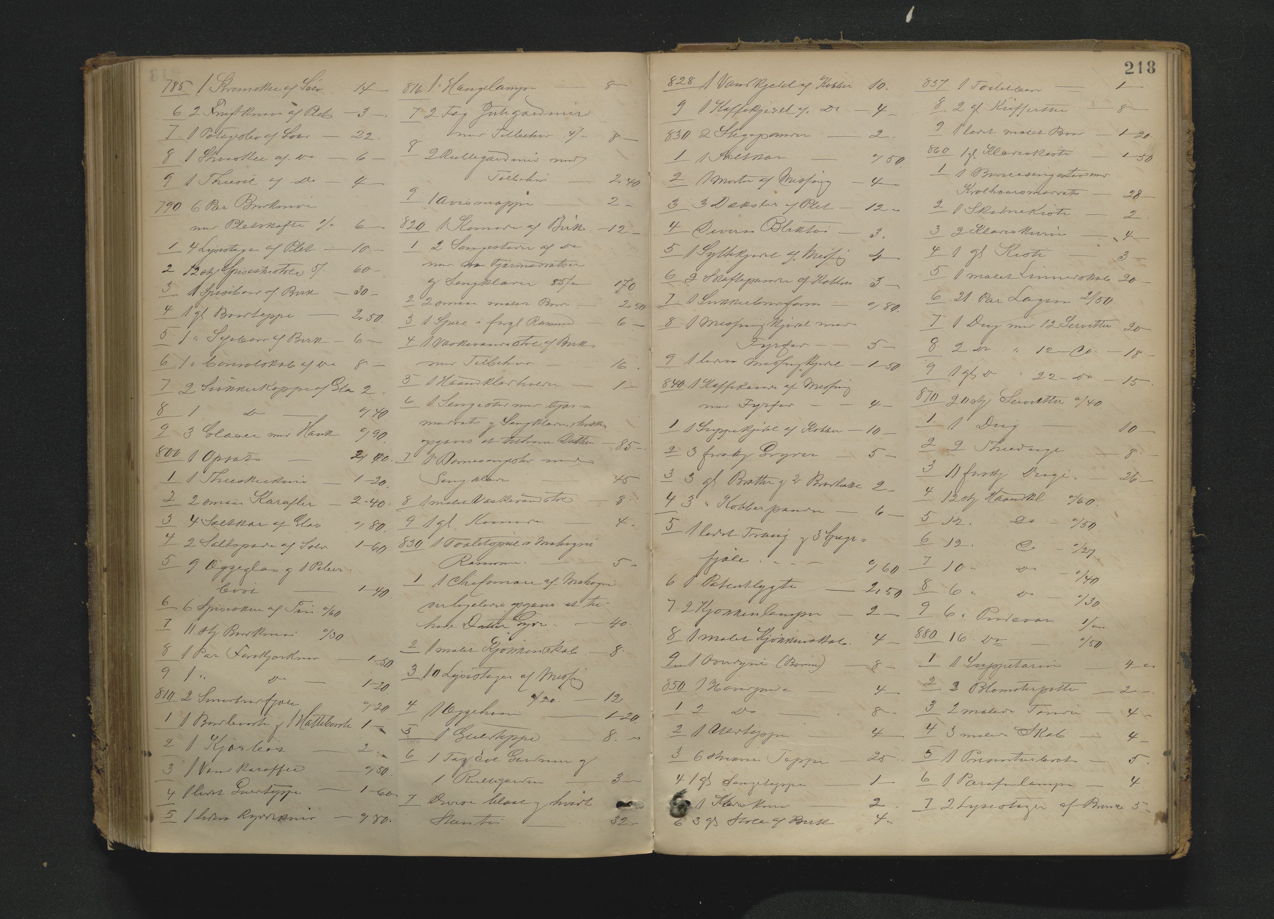 Drammen byfogd, AV/SAKO-A-222/H/Hb/Hbb/L0003: Registreringsprotokoll., 1877-1885, s. 218