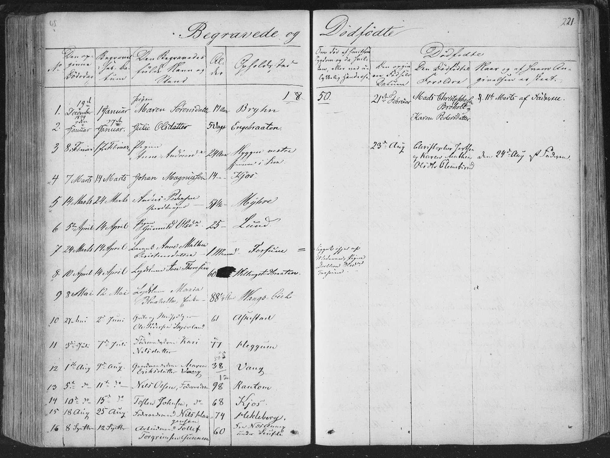 Røyken kirkebøker, AV/SAKO-A-241/F/Fa/L0005: Ministerialbok nr. 5, 1833-1856, s. 221