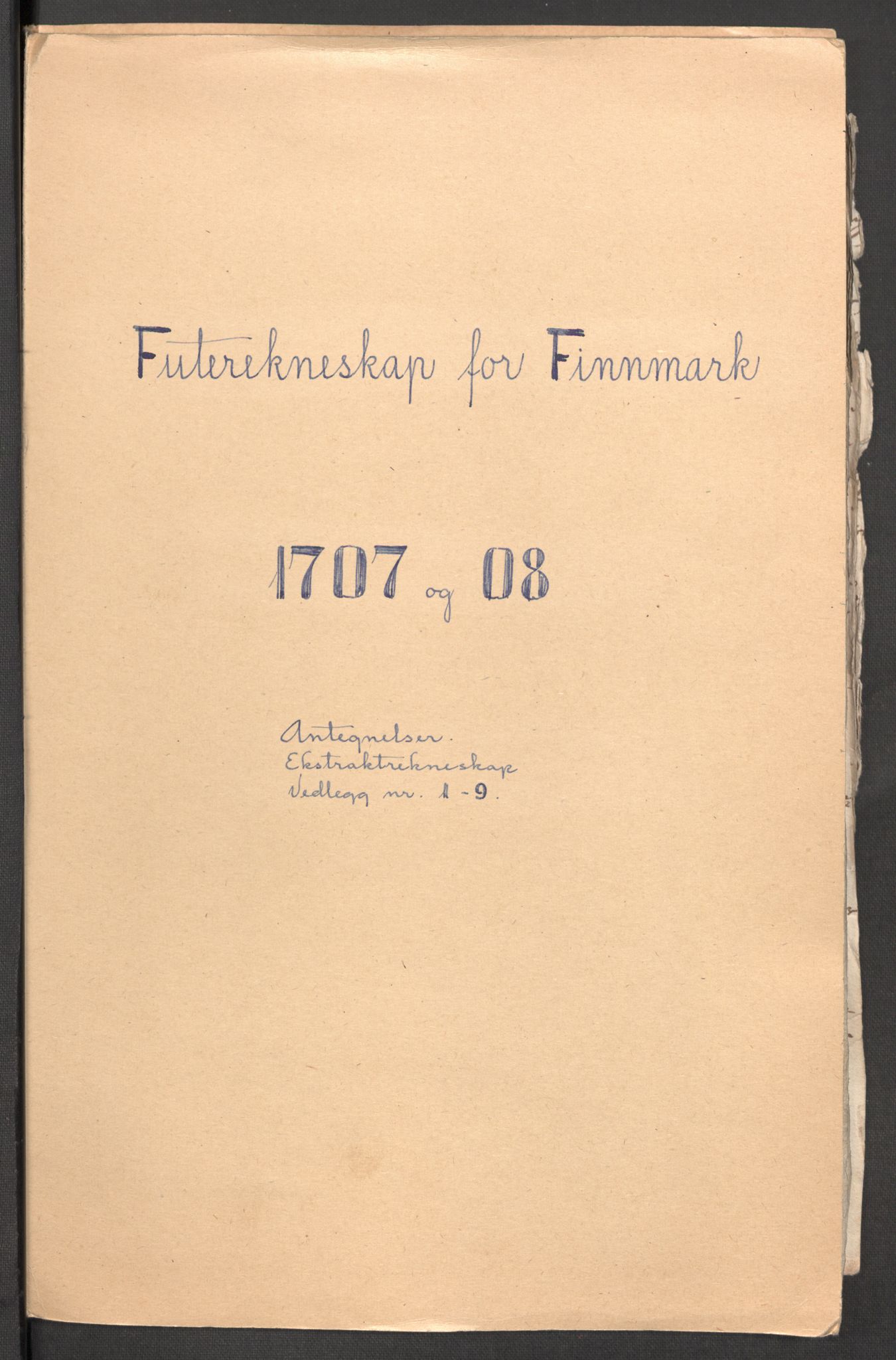 Rentekammeret inntil 1814, Reviderte regnskaper, Fogderegnskap, AV/RA-EA-4092/R69/L4854: Fogderegnskap Finnmark/Vardøhus, 1707-1708, s. 239