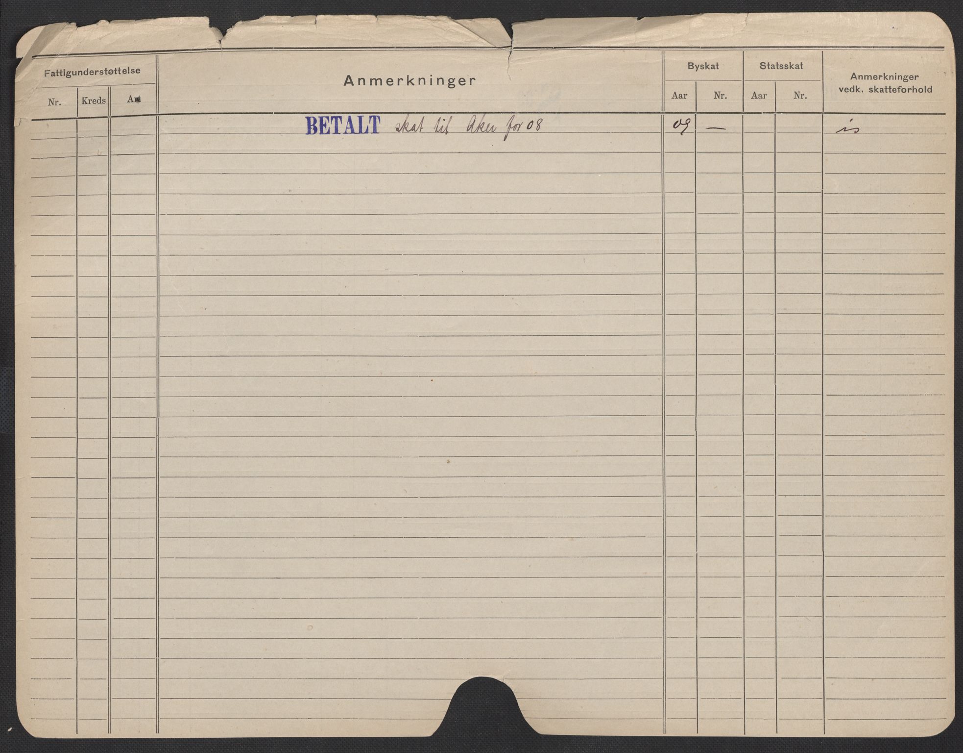 Oslo folkeregister, Registerkort, SAO/A-11715/F/Fa/Fac/L0008: Menn, 1906-1914, s. 1175b