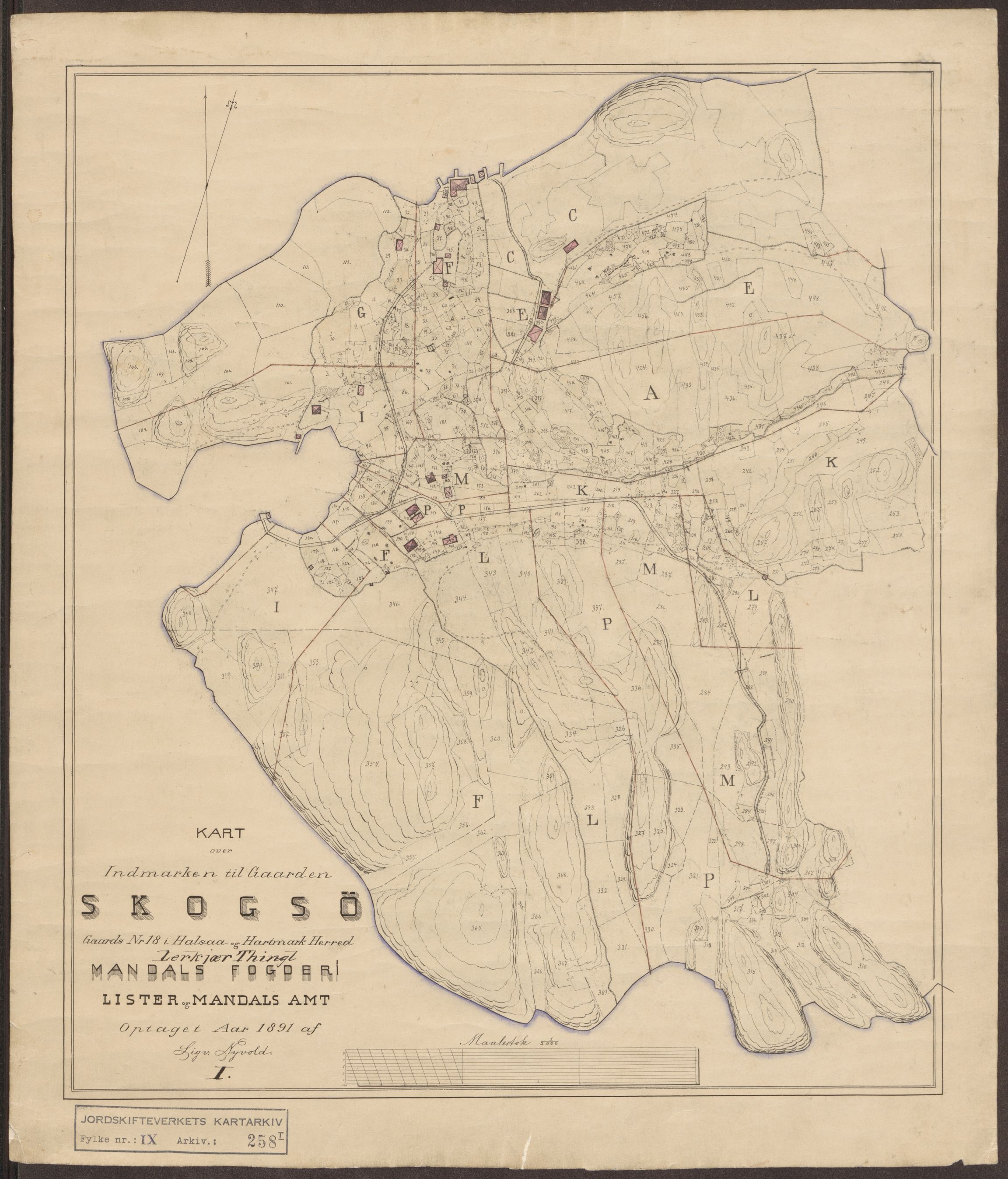 Jordskifteverkets kartarkiv, AV/RA-S-3929/T, 1859-1988, s. 302