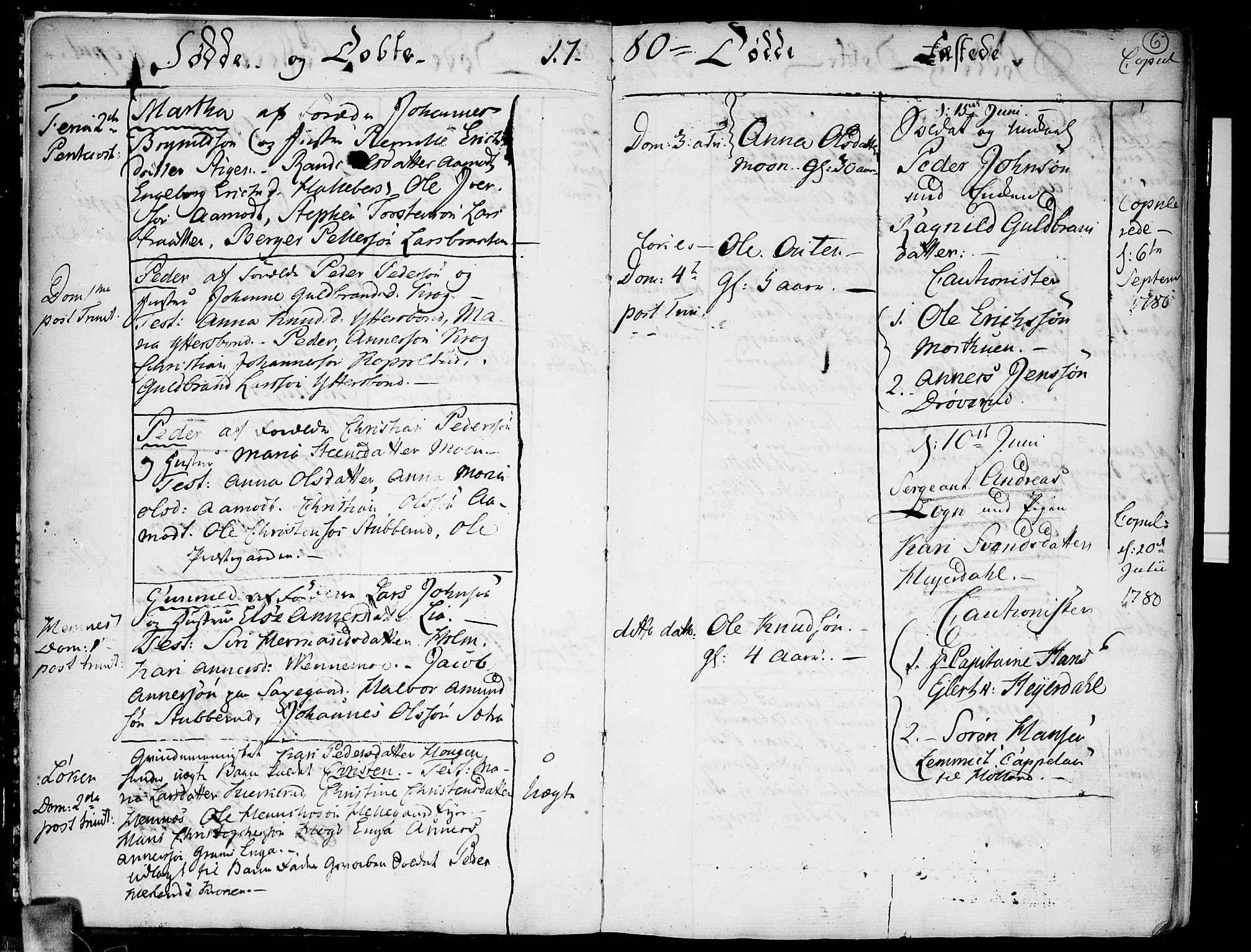 Høland prestekontor Kirkebøker, AV/SAO-A-10346a/F/Fa/L0005: Ministerialbok nr. I 5, 1780-1793, s. 6