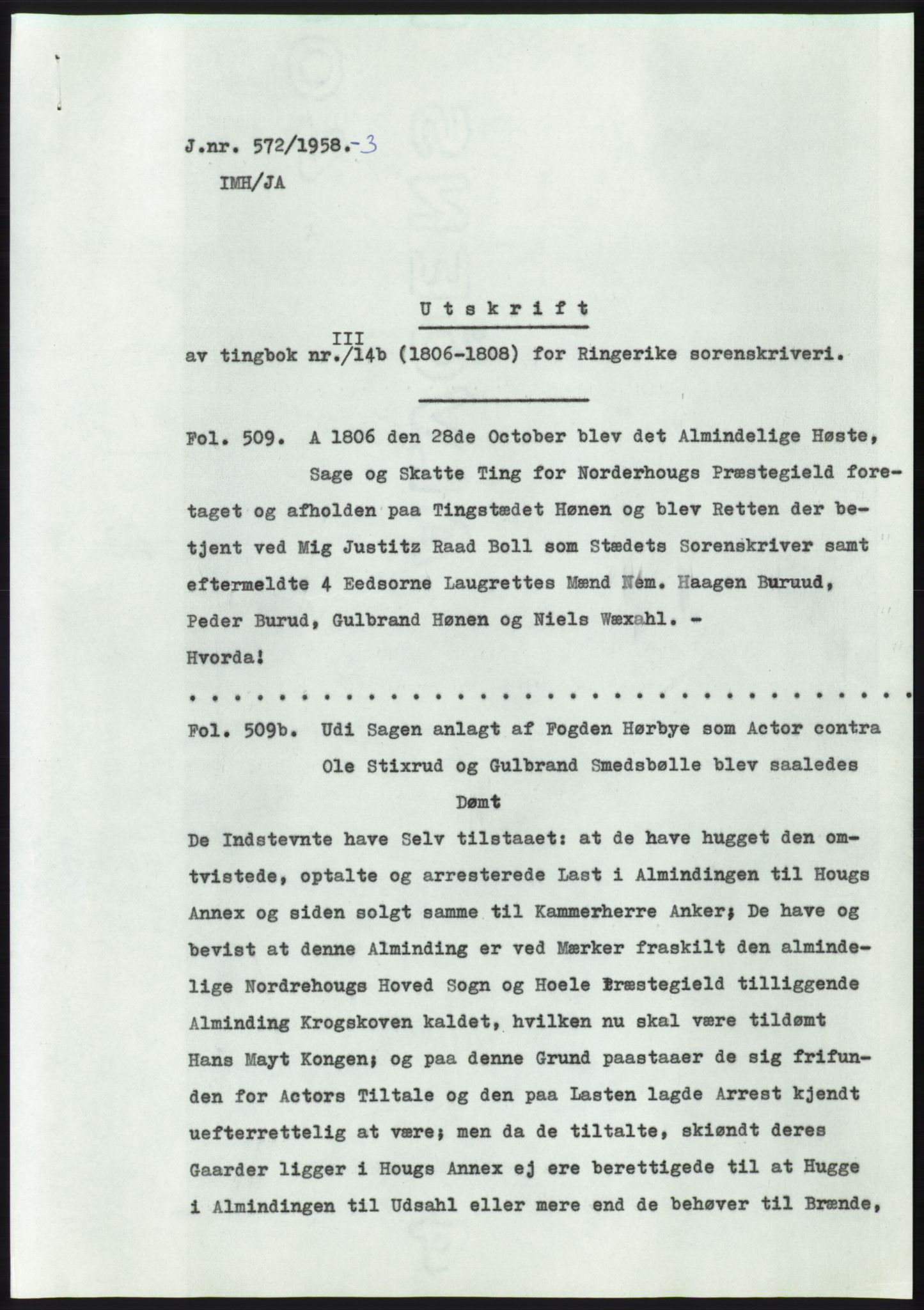 Statsarkivet i Kongsberg, SAKO/A-0001, 1958, s. 414