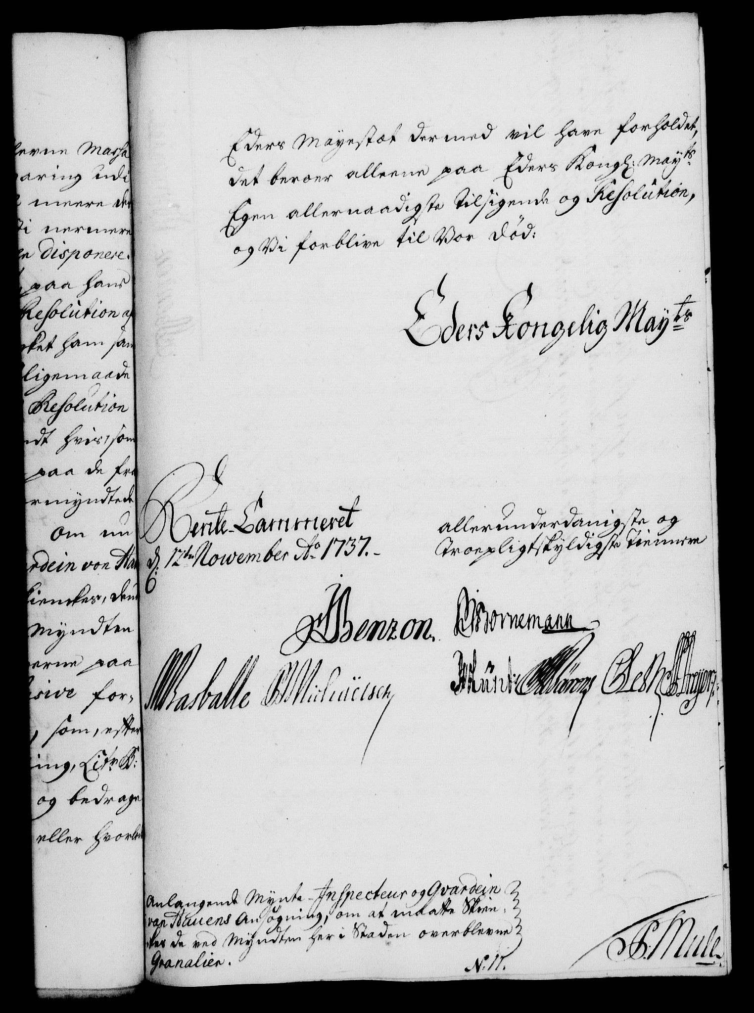 Rentekammeret, Kammerkanselliet, RA/EA-3111/G/Gf/Gfa/L0020: Norsk relasjons- og resolusjonsprotokoll (merket RK 52.20), 1737, s. 674