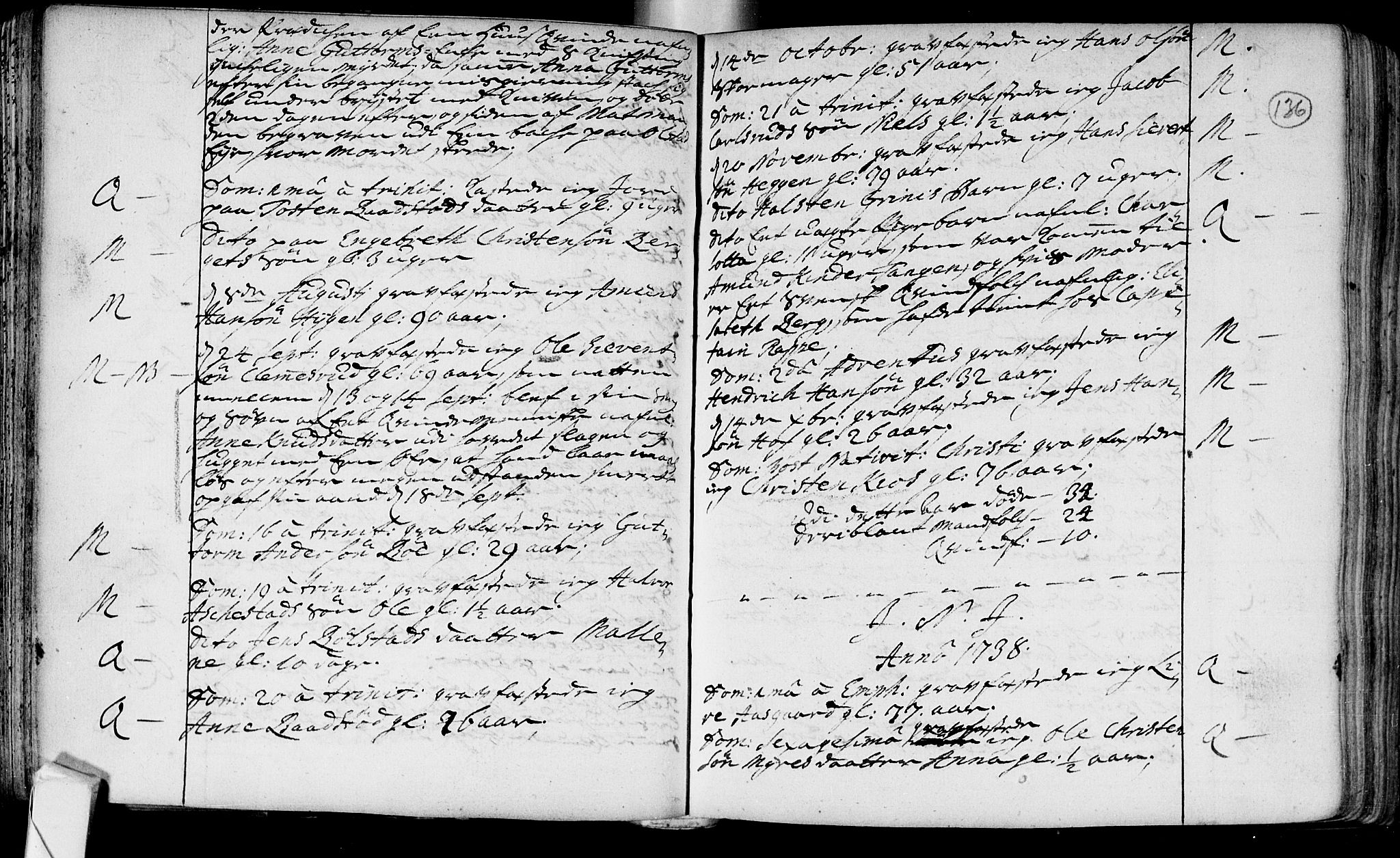 Røyken kirkebøker, SAKO/A-241/F/Fa/L0002: Ministerialbok nr. 2, 1731-1782, s. 136